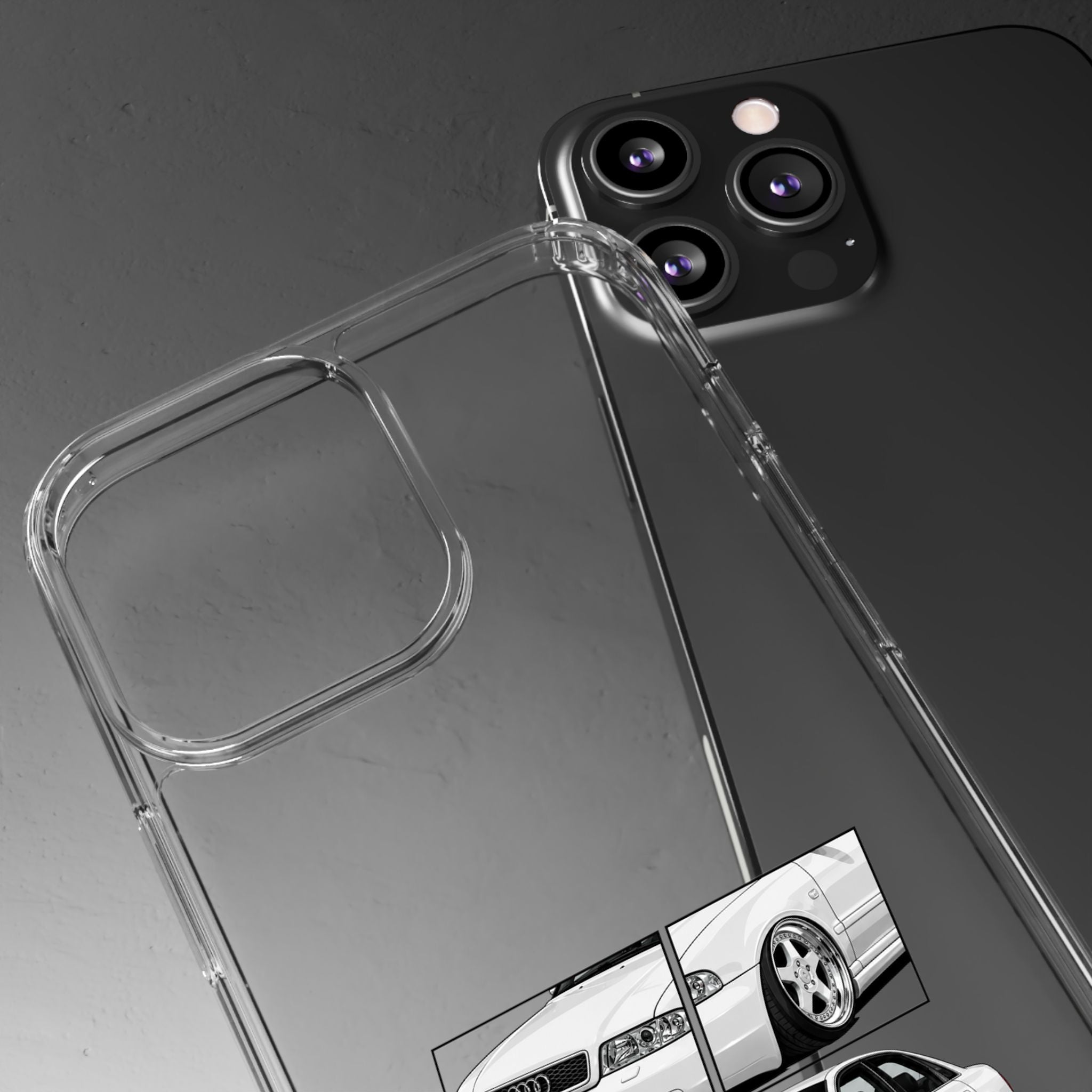 WHITE AUDI A4 B5 PHONE CASES