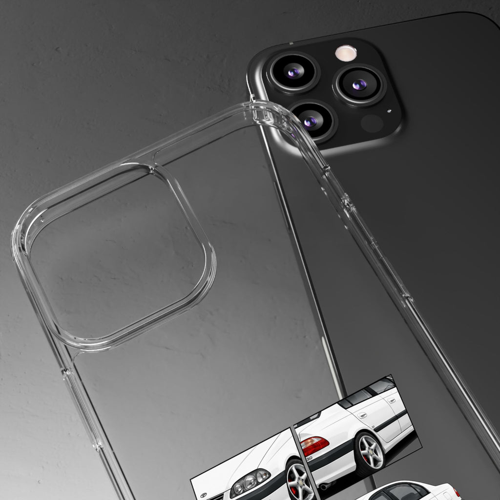 WHITE TOYOTA AVENSIS PHONE CASES