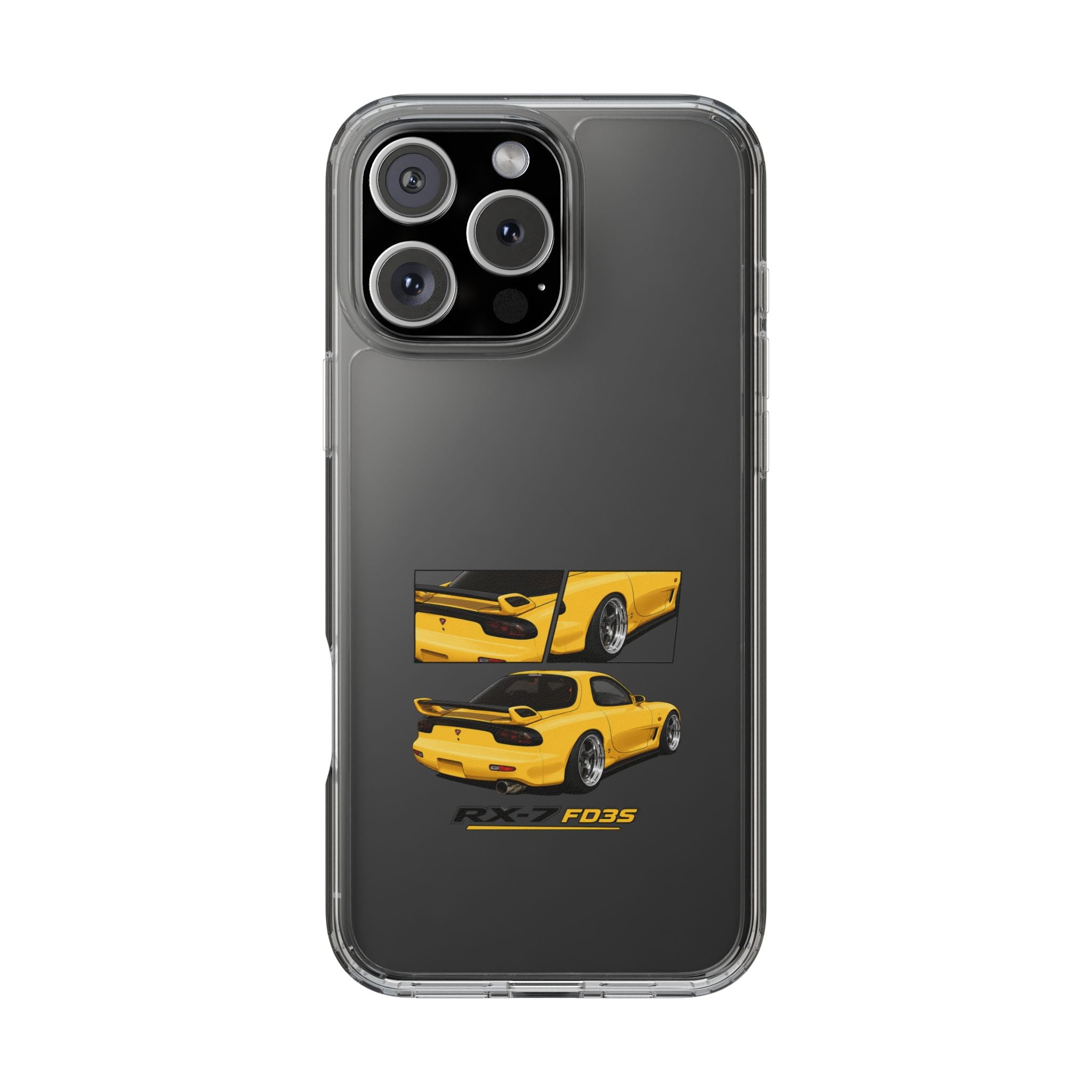 YELLOW MAZDA RX7 PHONE CASES