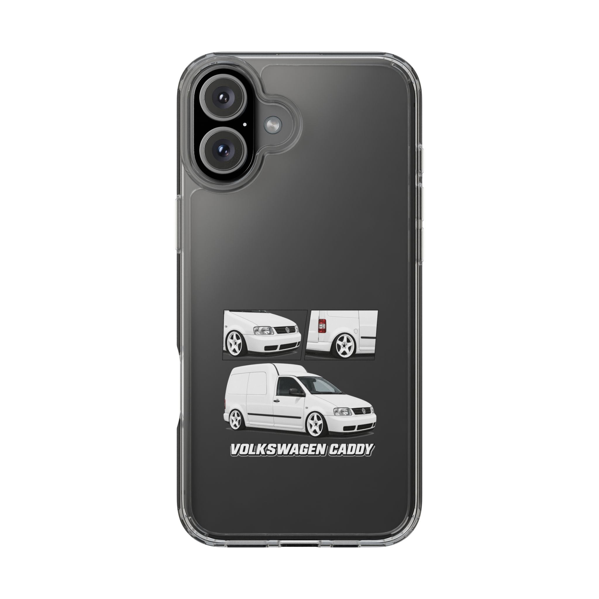 WHITE VW CADDY PHONE CASES