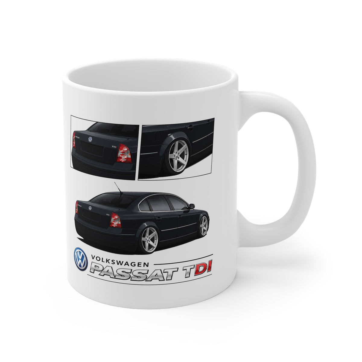BLACK VW B5.5 PASSAT TDI MUG