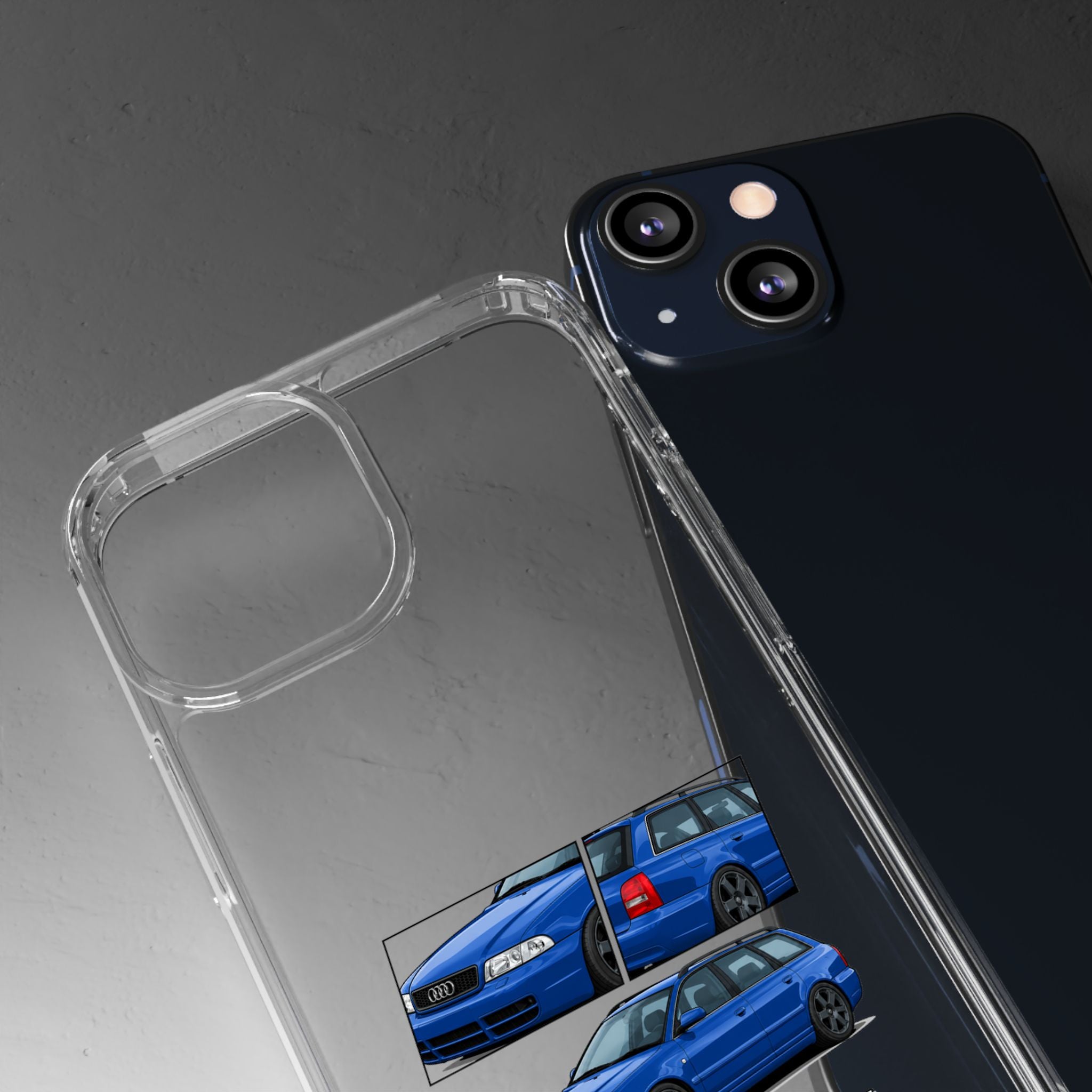 BLUE AUDI A4 B5 AVANT PHONE CASE