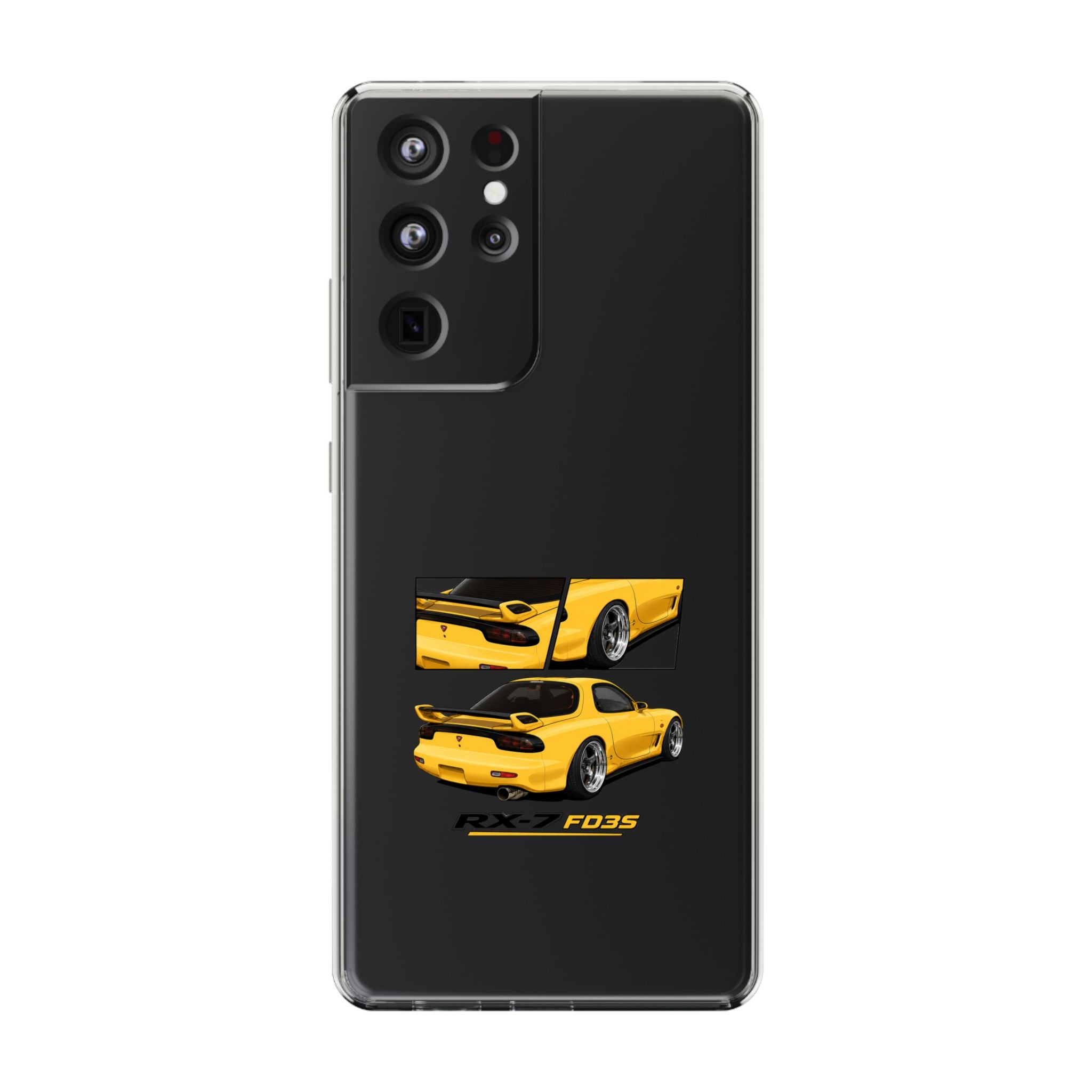 YELLOW MAZDA RX7 PHONE CASES