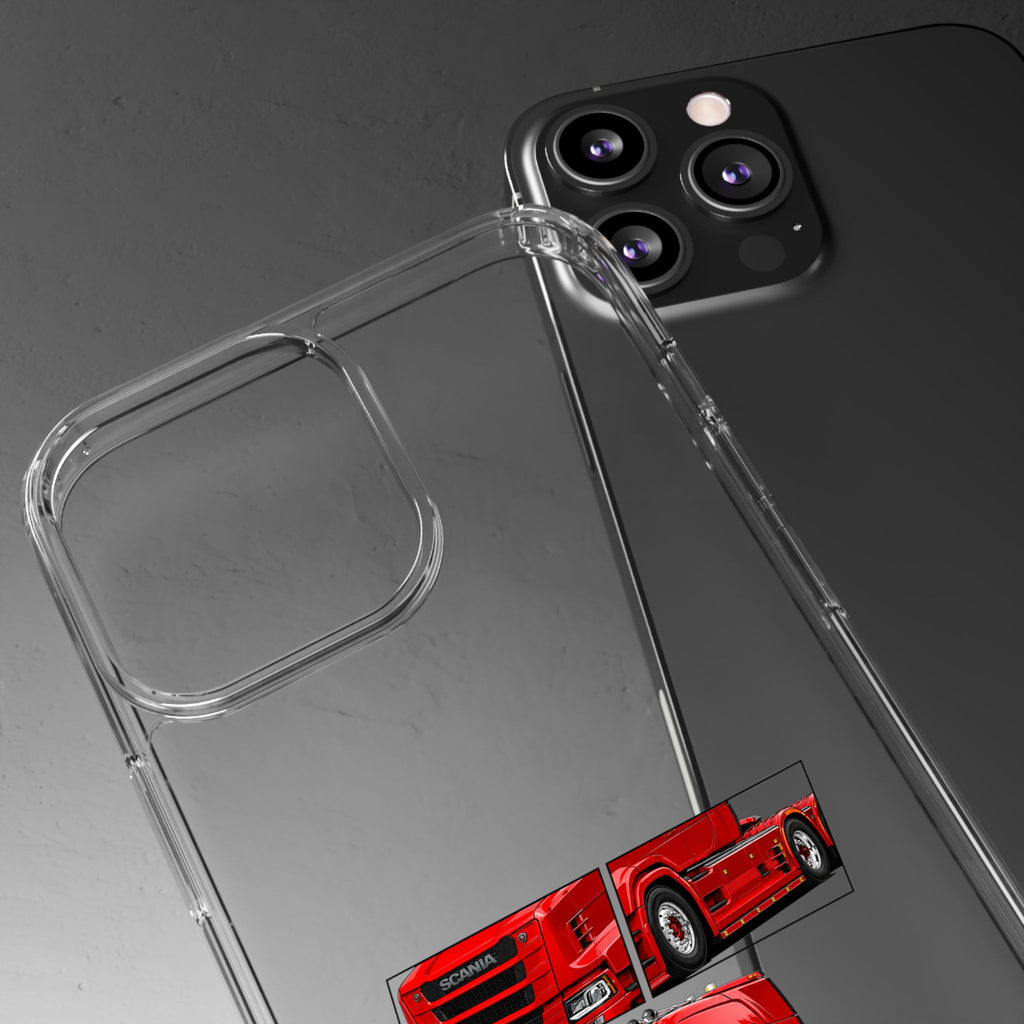 RED SCANIA T-CAB PHONE CASES