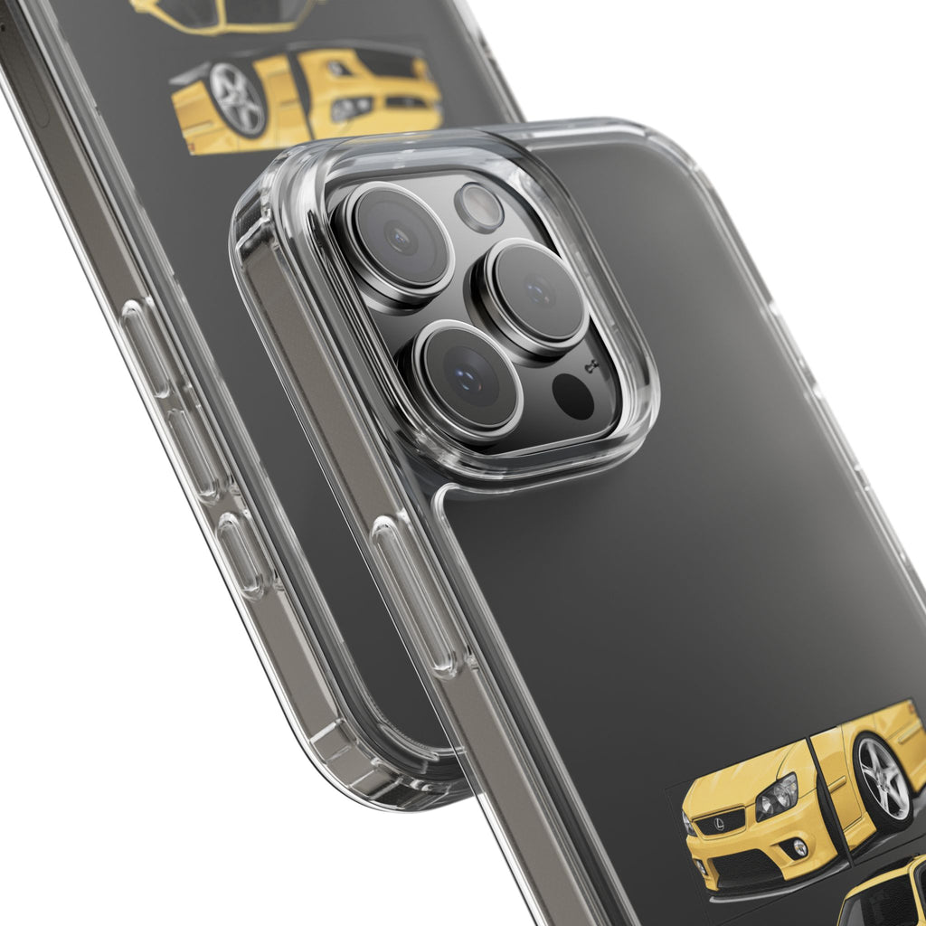 YELLOW LEXUS IS200 PHONE CASES