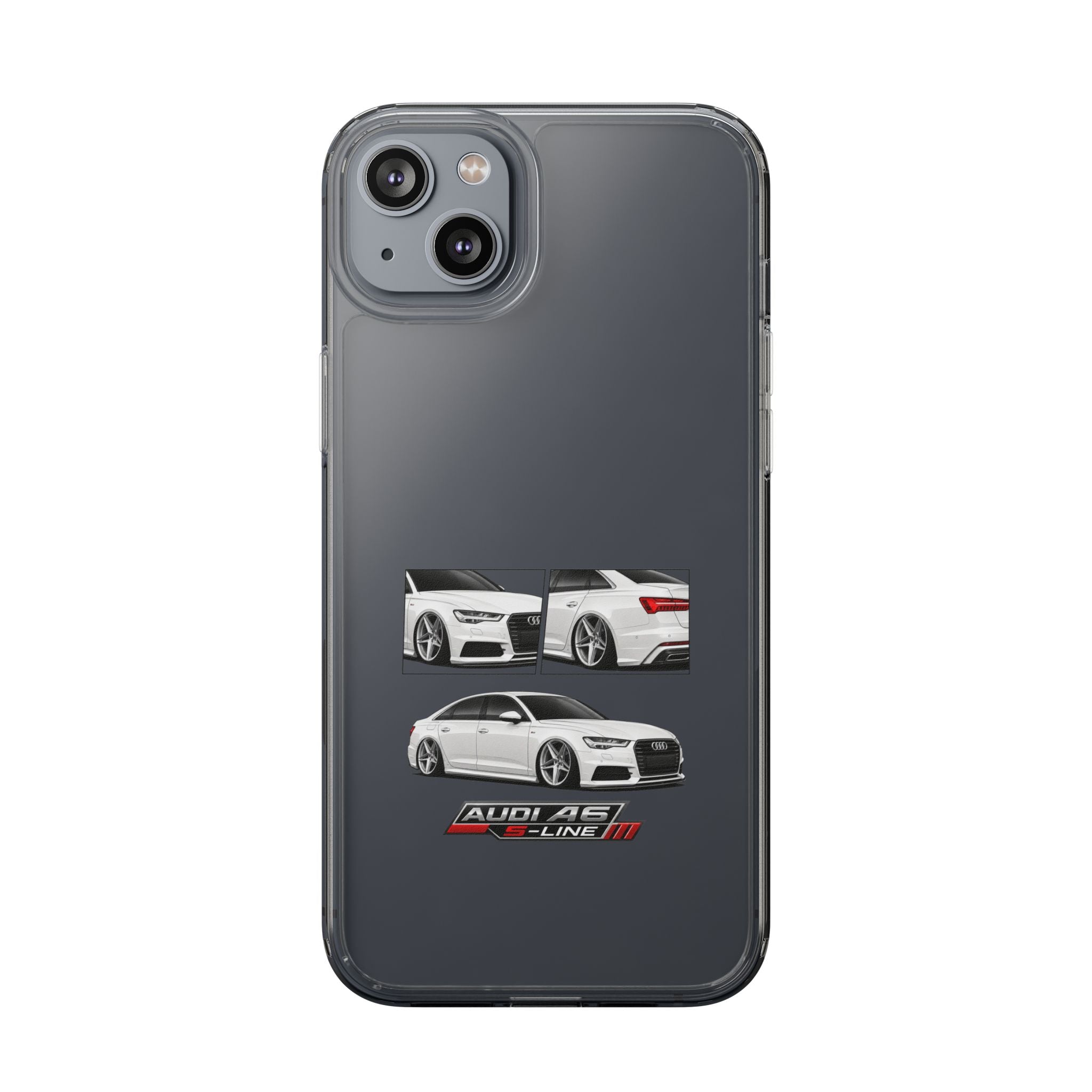 WHITE AUDI A6 PHONE CASES