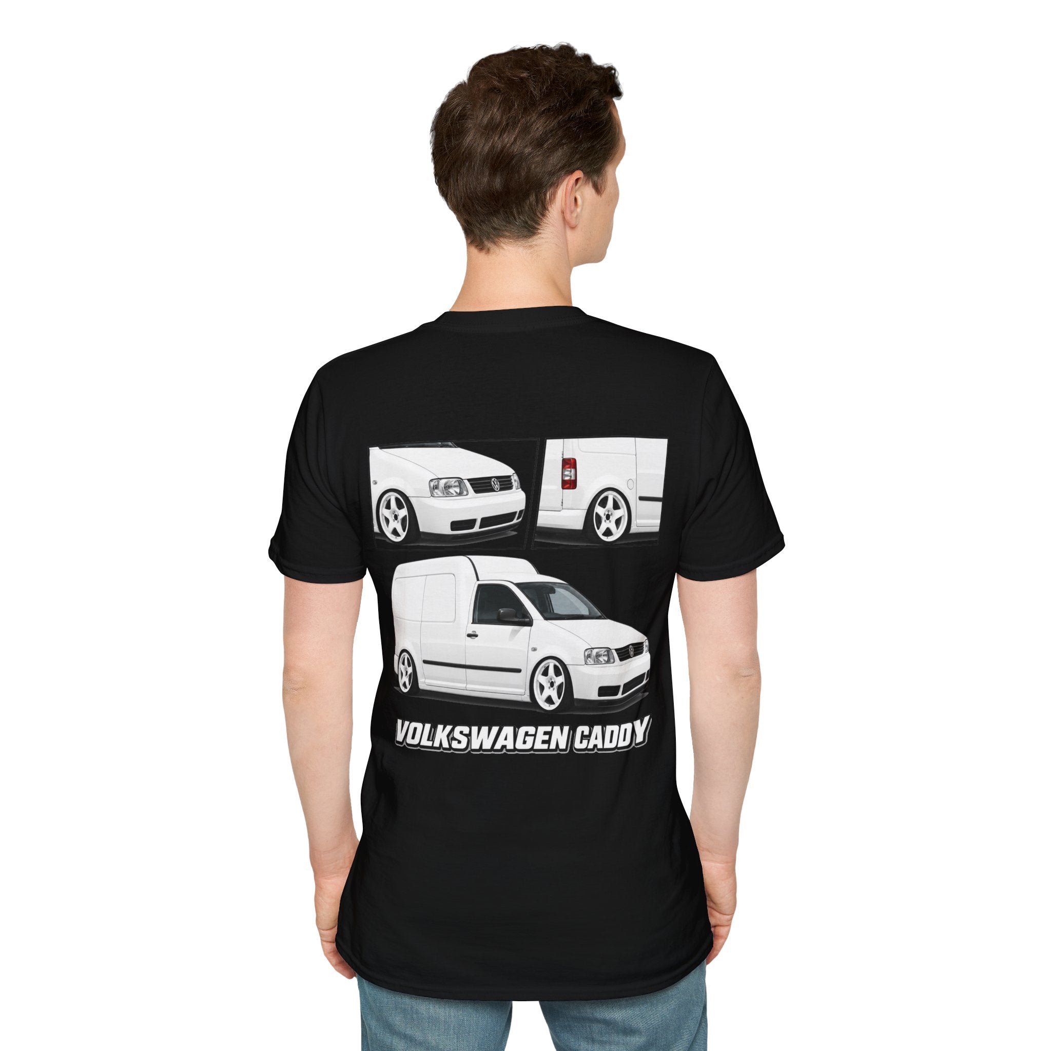 WHITE VW CADDY T-SHIRT
