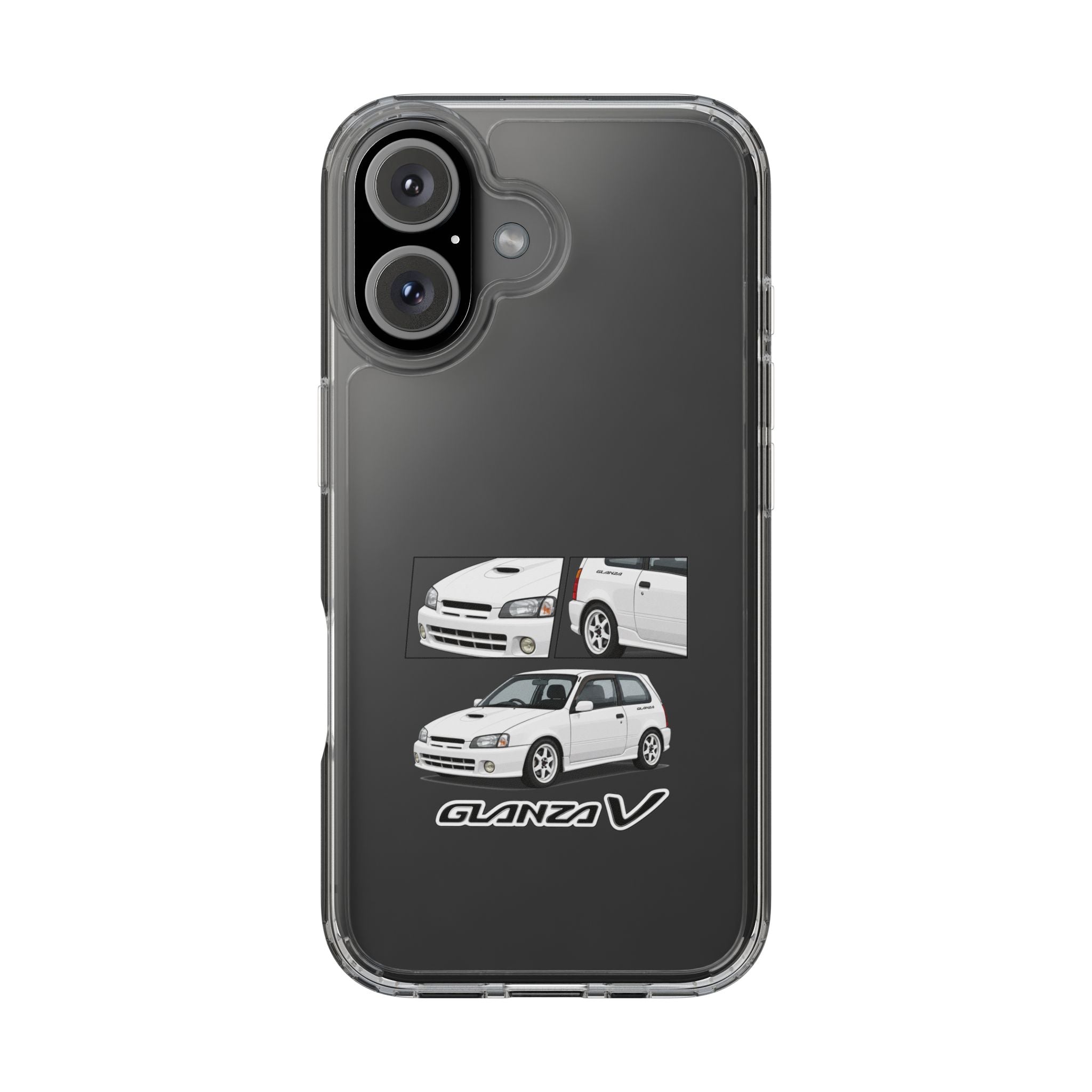 WHITE TOYOTA GLANZA PHONE CASES