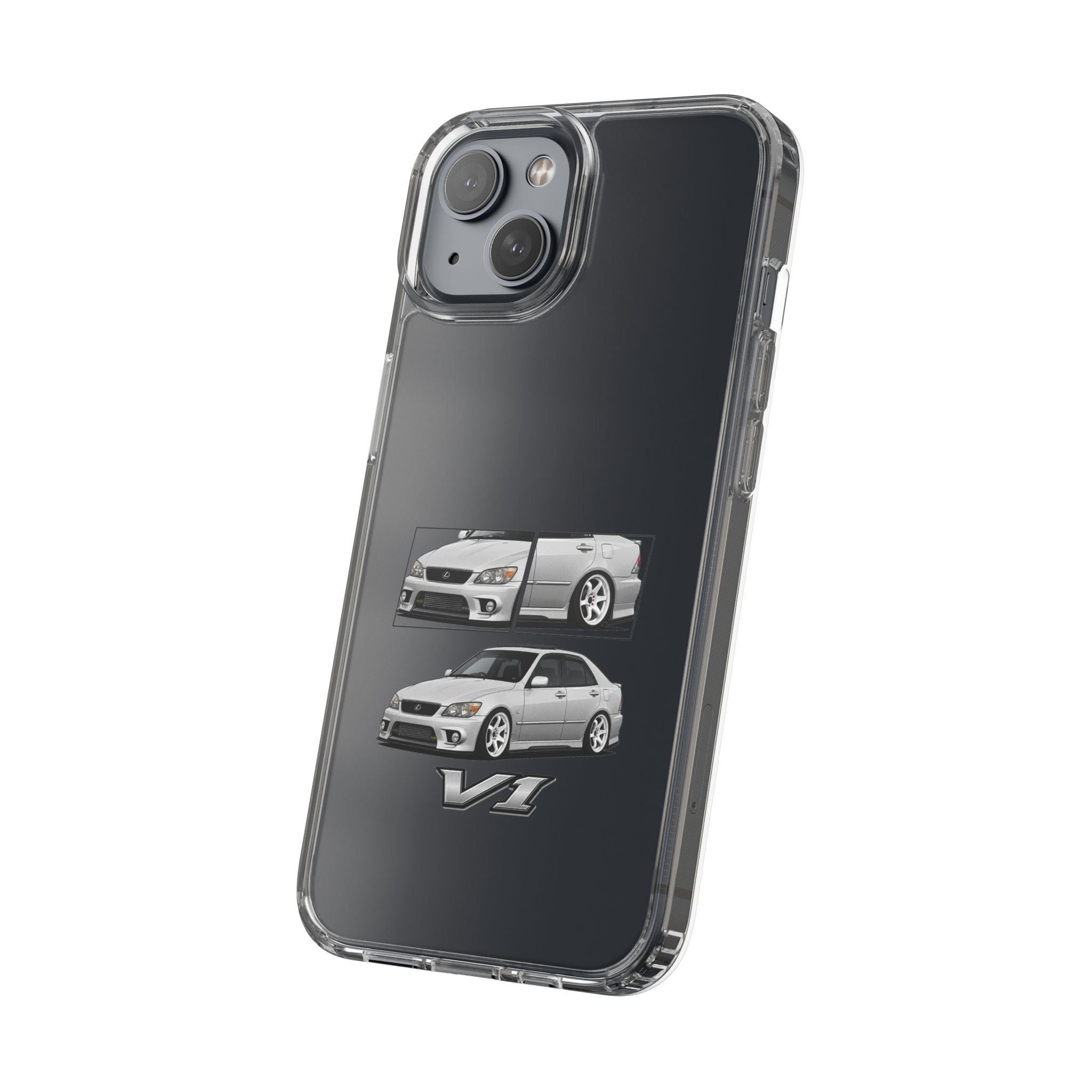 SILVER LEXUS IS200 PHONE CASES
