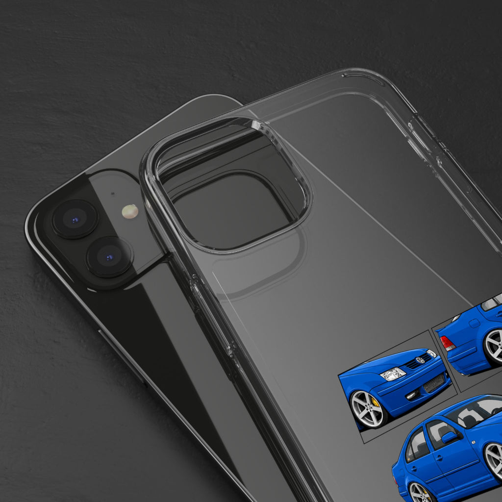 BLUE VOLKSWAGEN BORA PHONE CASES
