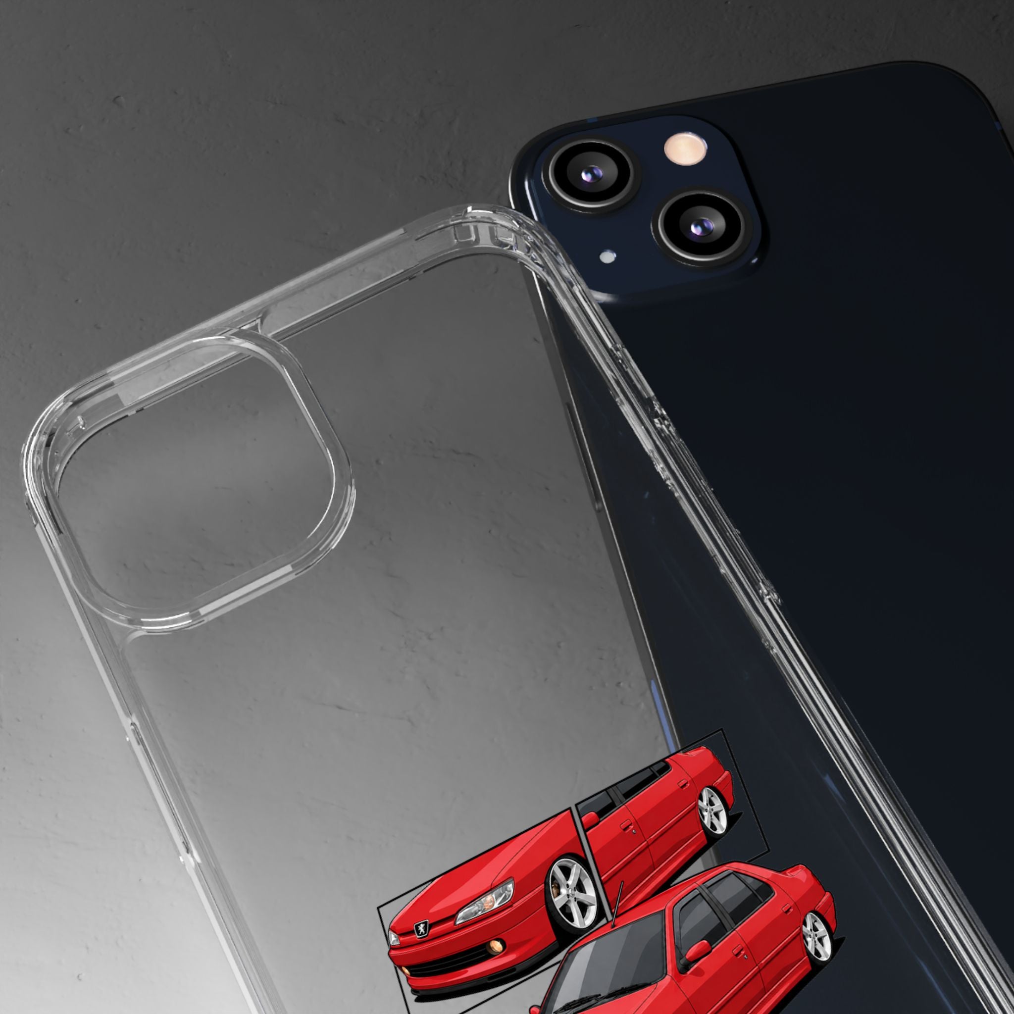 RED 306 DTURBO SEDAN PHONE CASES
