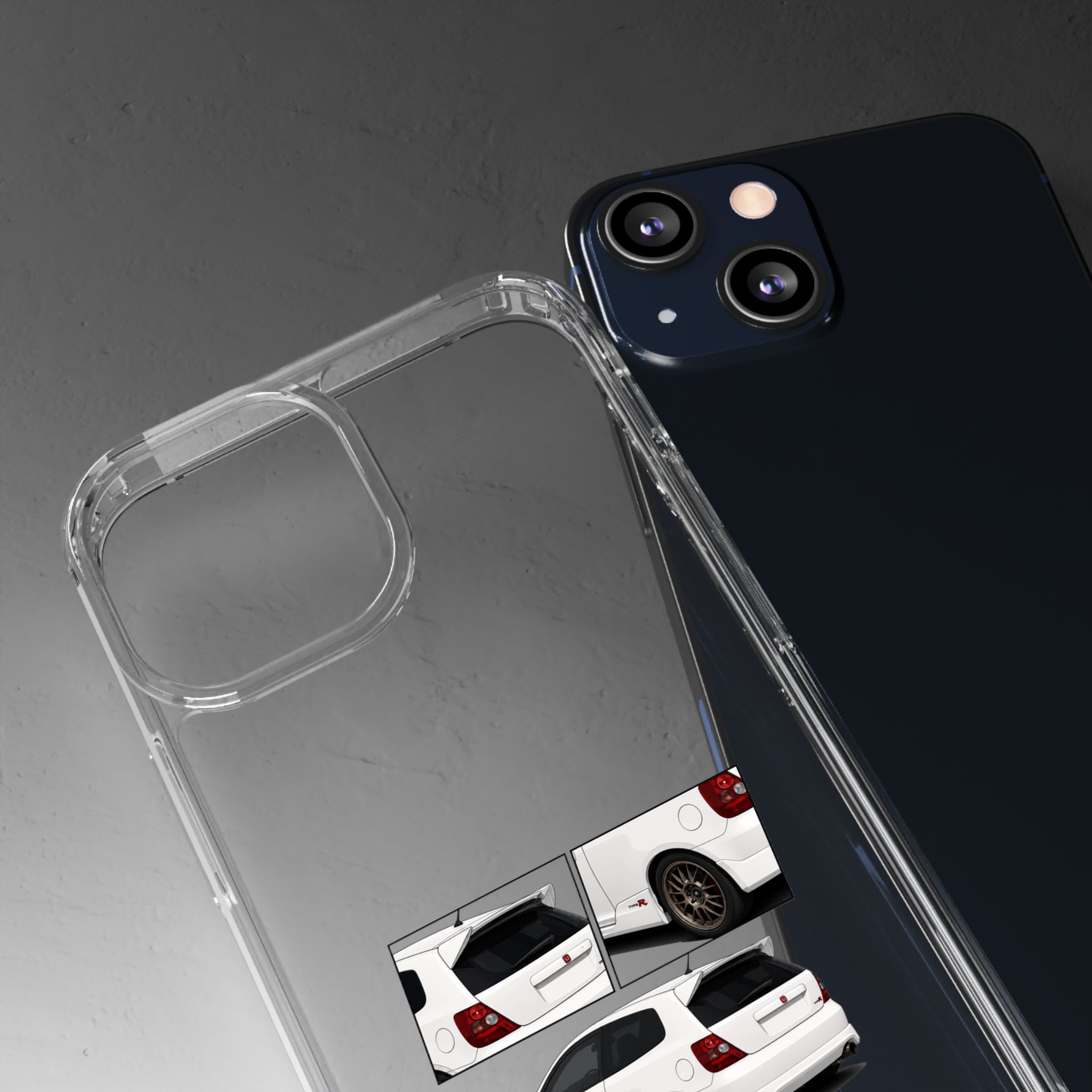 WHITE EP3 TYPE R PHONE CASES