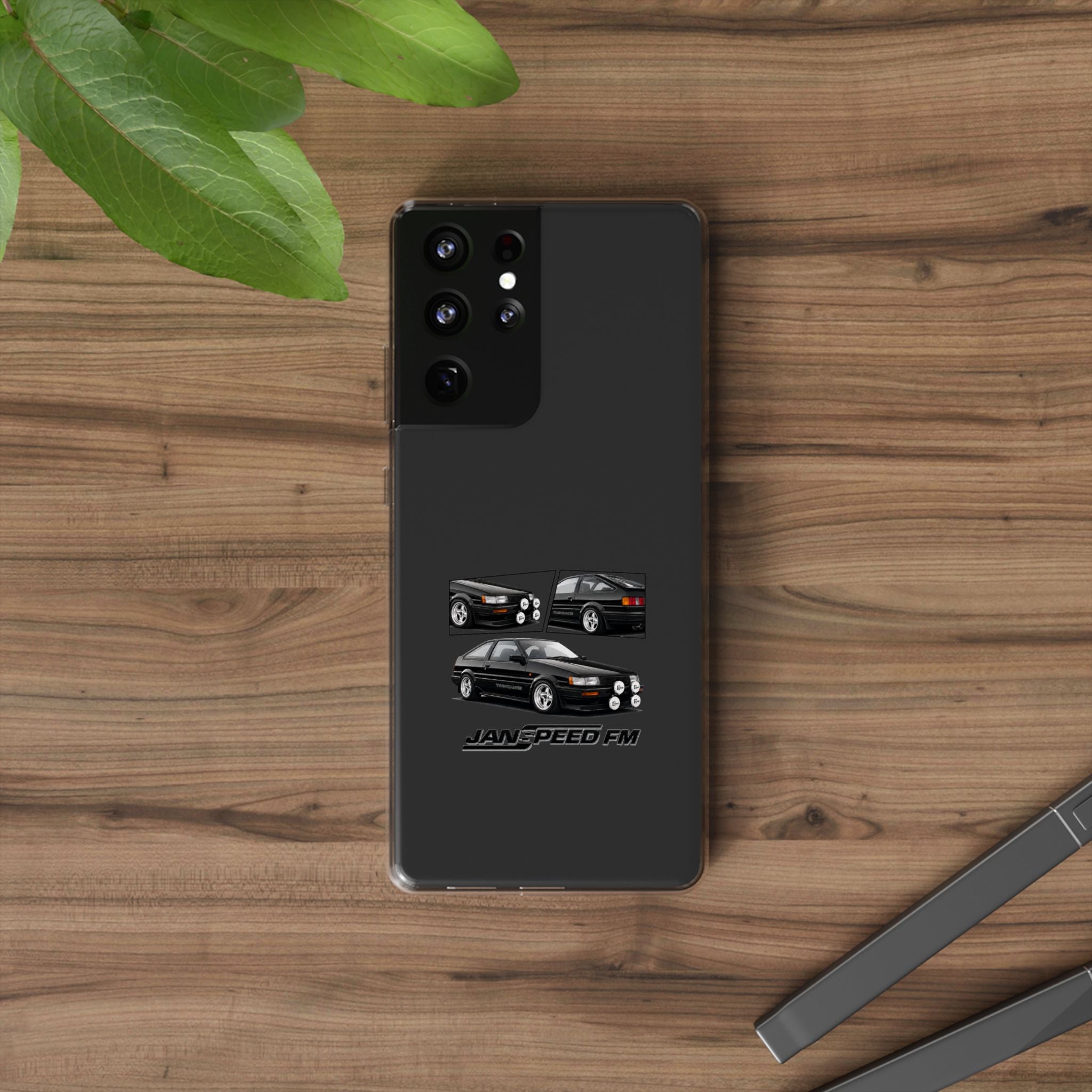 BLACK AE86 TWINCAM PHONE CASES