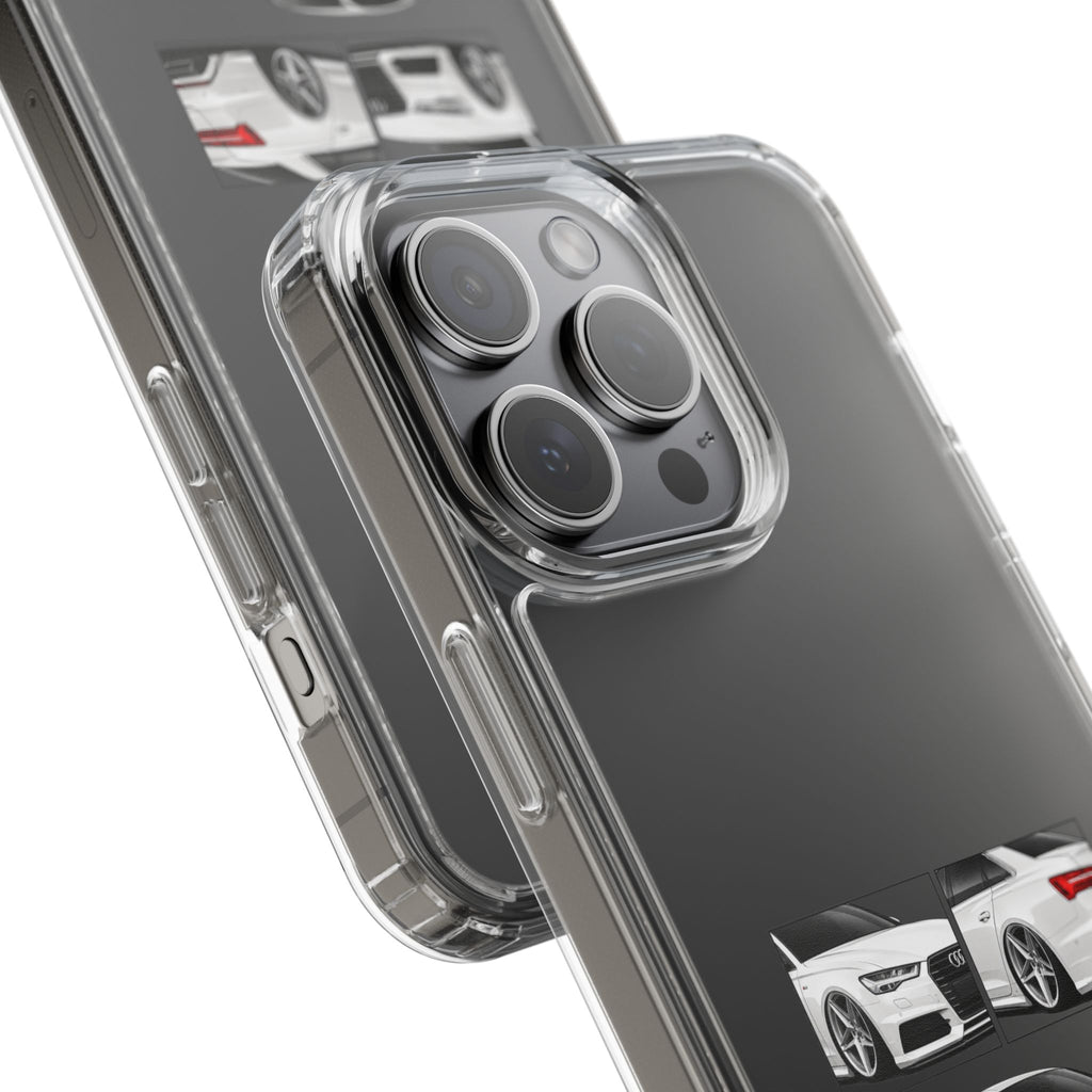 WHITE AUDI A6 PHONE CASES