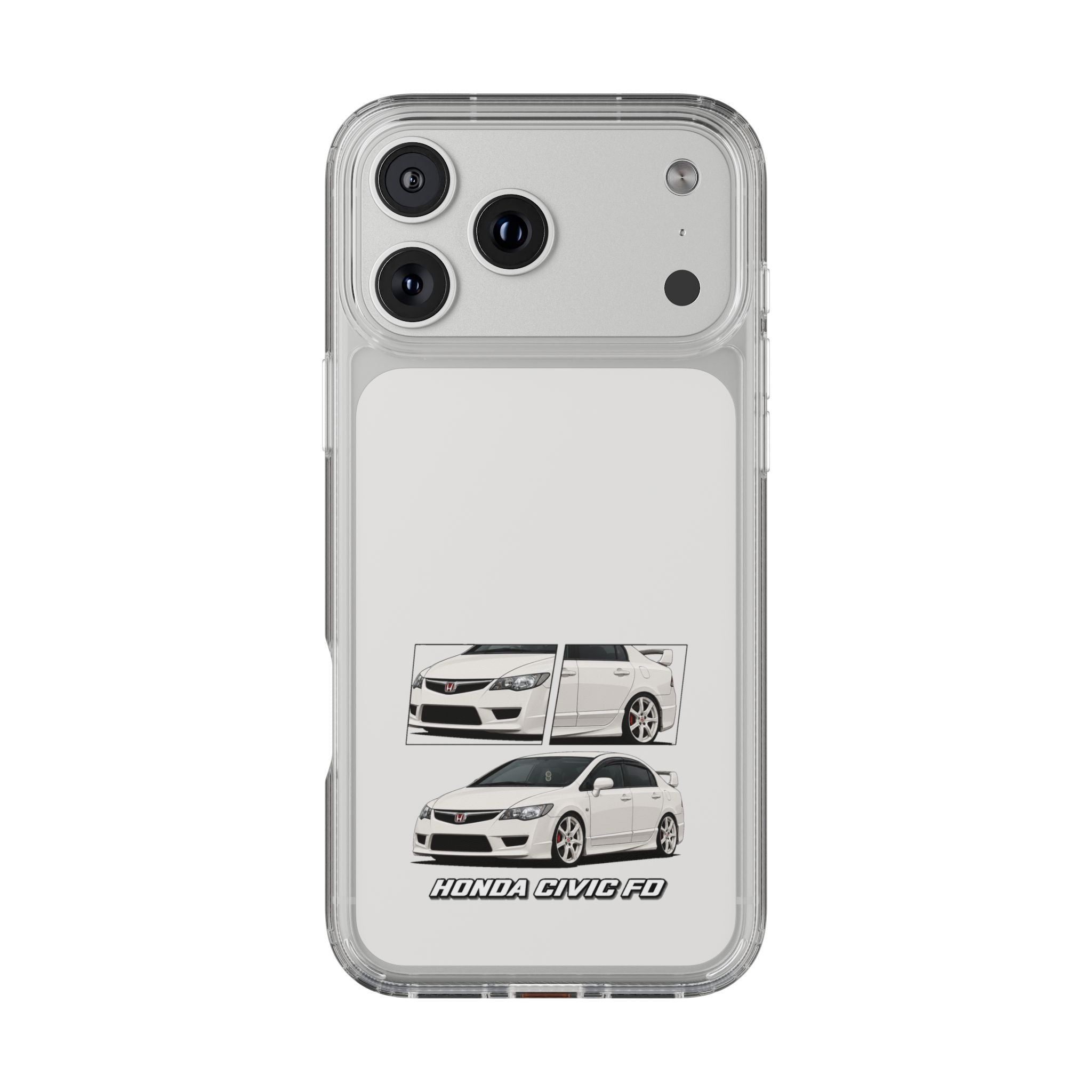 WHITE CIVIC FD PHONE CASES