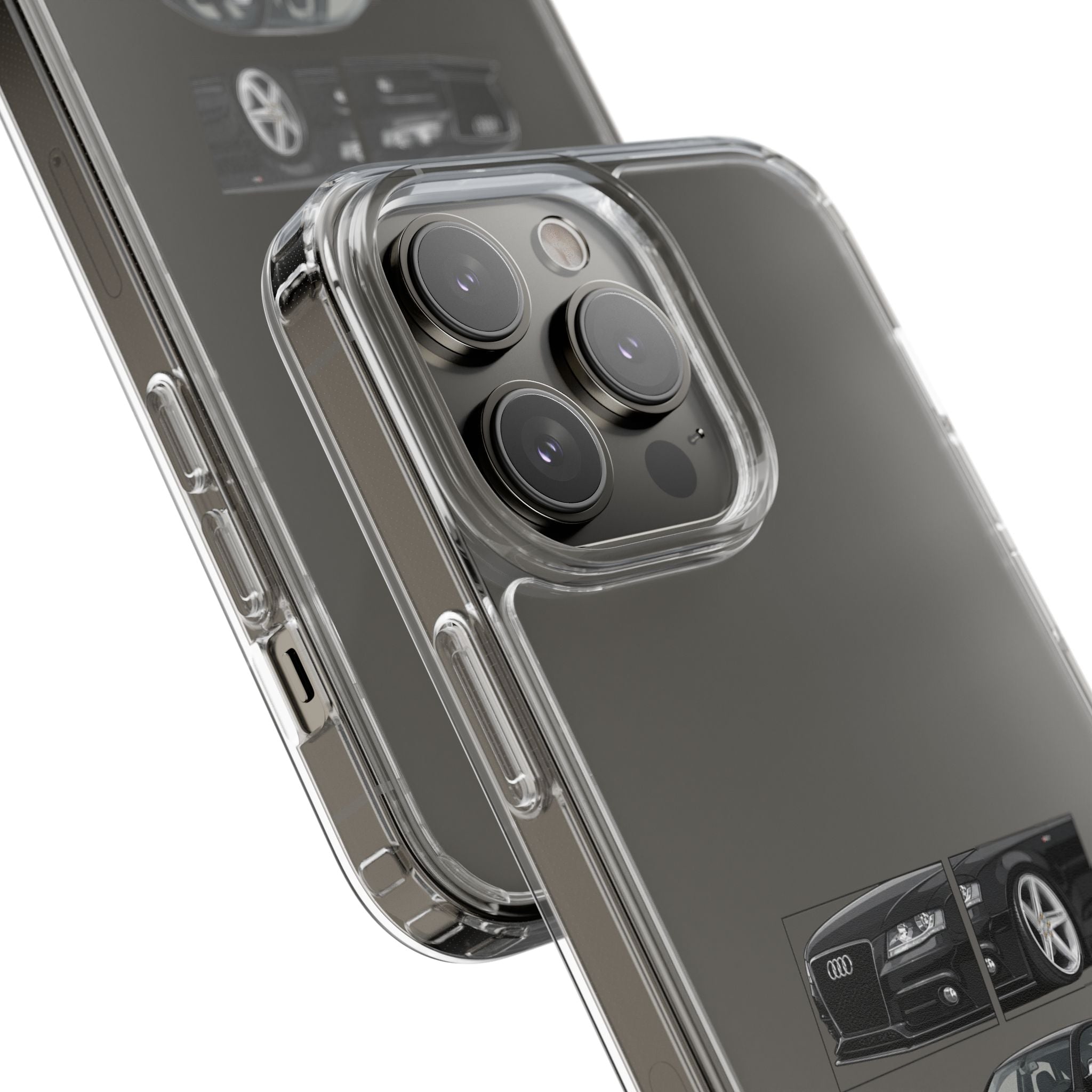 BLACK B8 AUDI A4 PHONE CASES