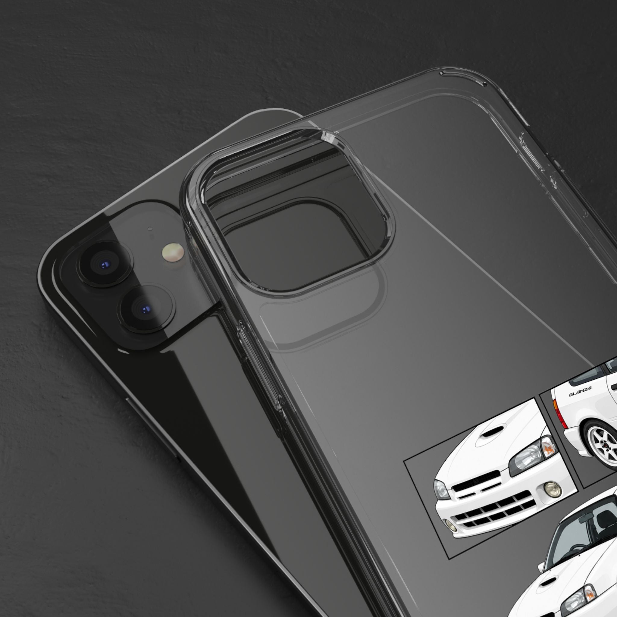 WHITE TOYOTA GLANZA PHONE CASES