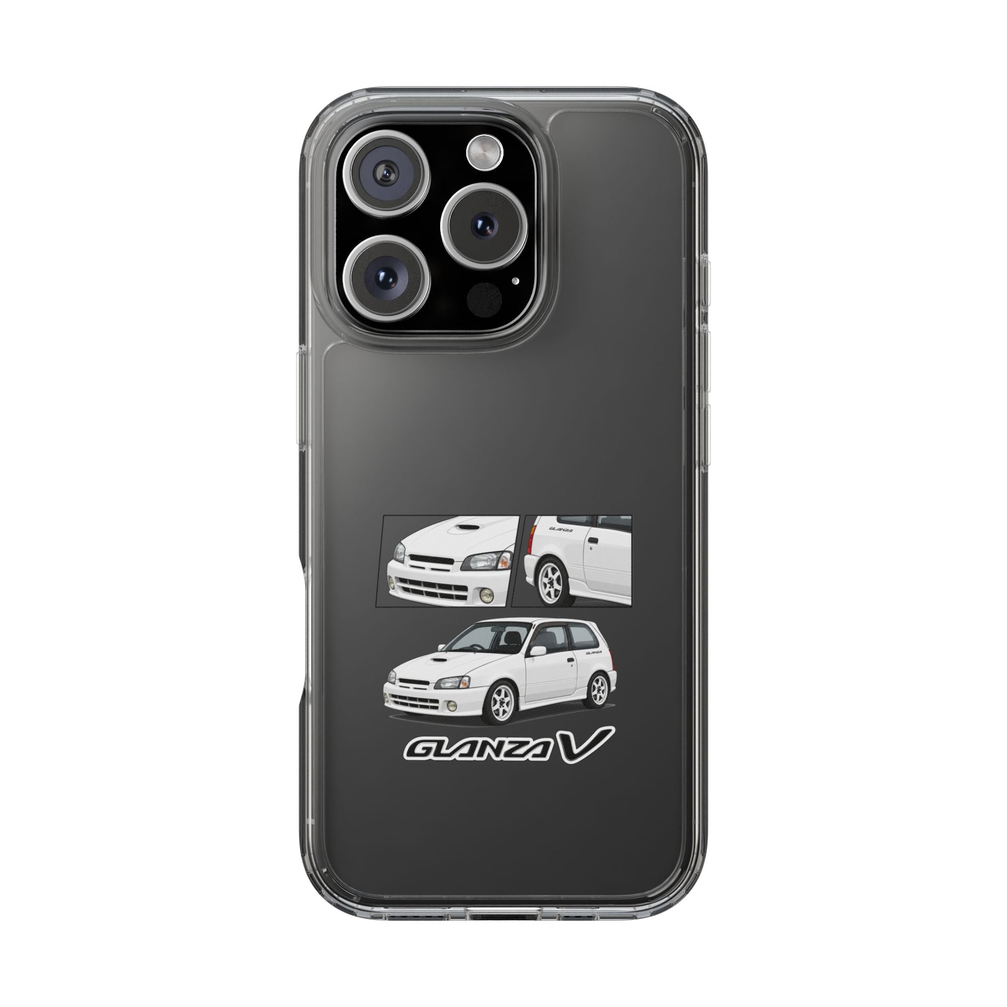 WHITE TOYOTA GLANZA PHONE CASES