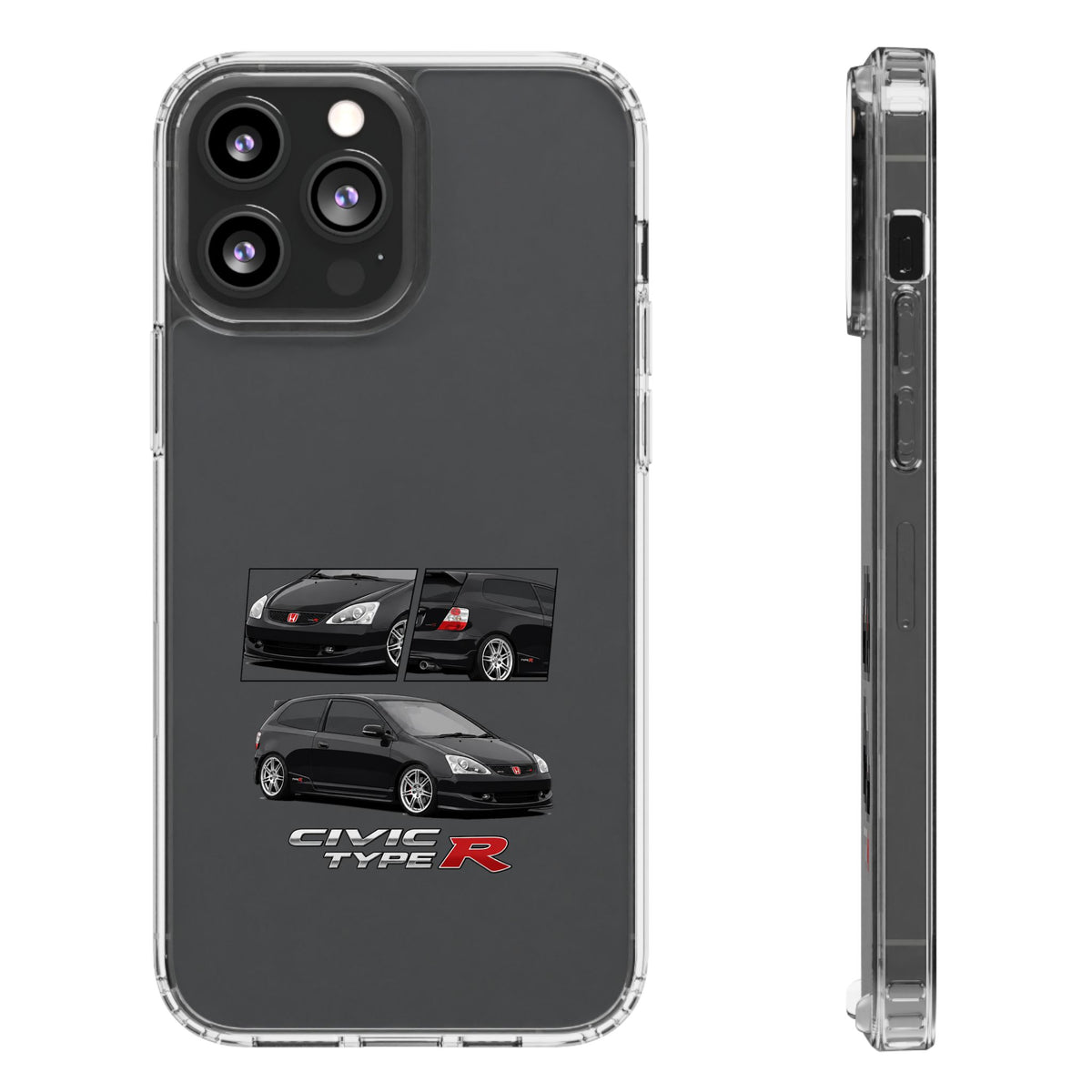 BLACK EP3 TYPE R PHONE CASES