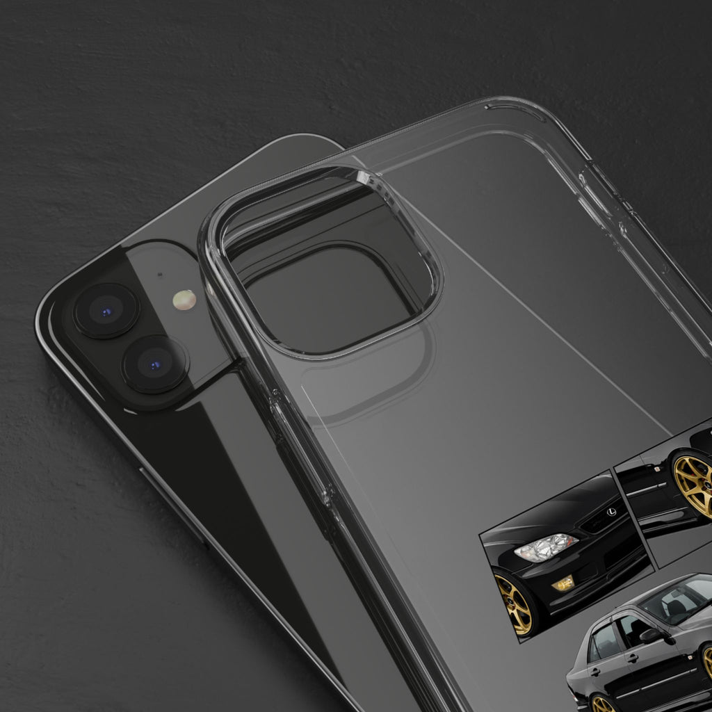 BLACK LEXUS IS200 PHONE CASES