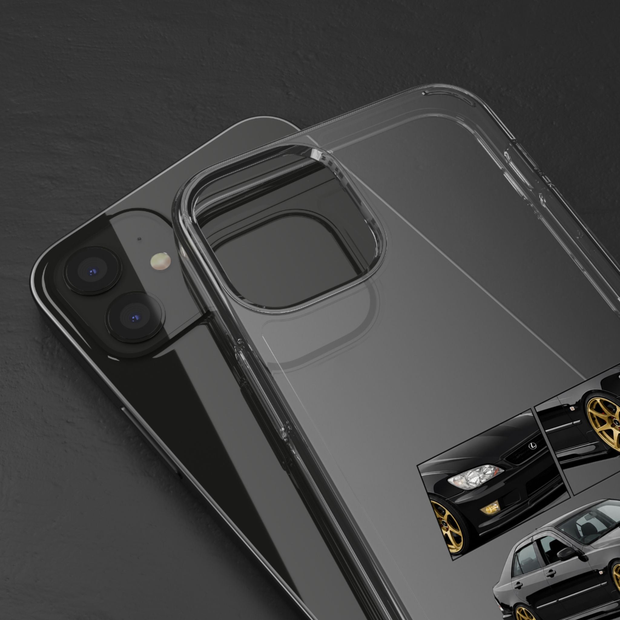 BLACK LEXUS IS200 PHONE CASES