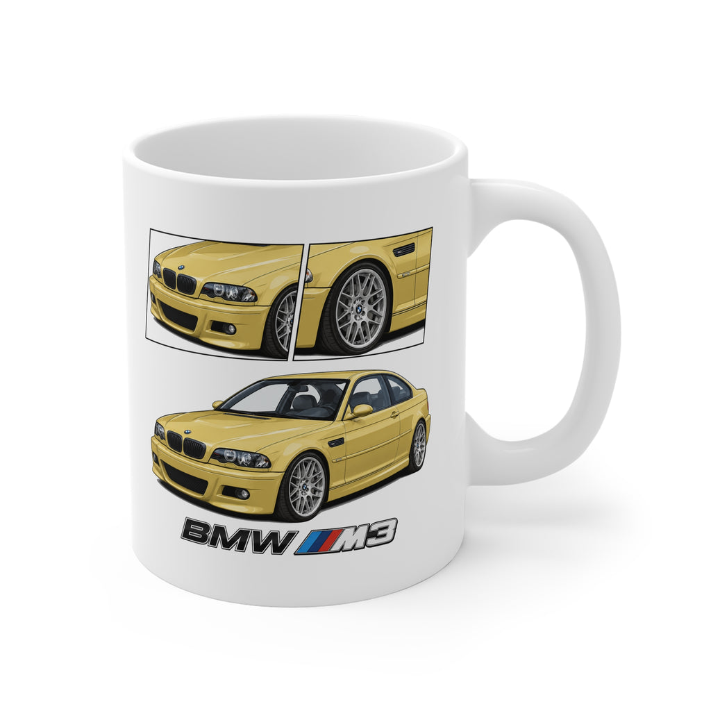 YELLOW BMW E46 MUG