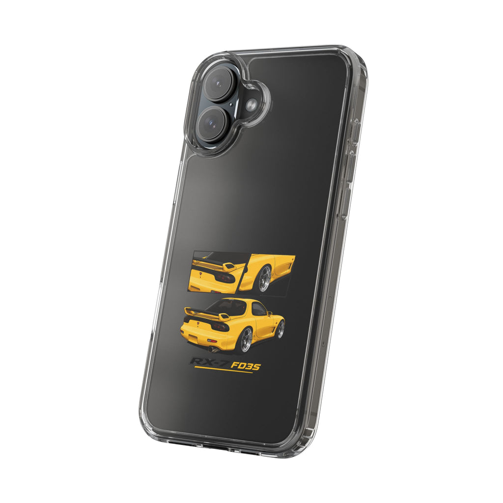 YELLOW MAZDA RX7 PHONE CASES