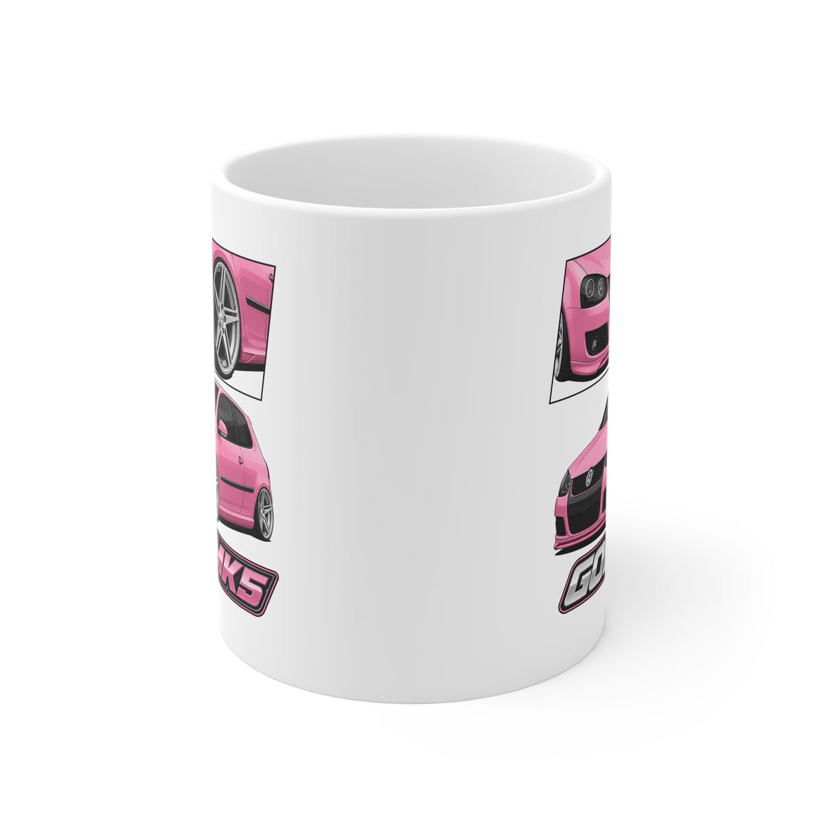 PINK VW MK5 GOLF MUG
