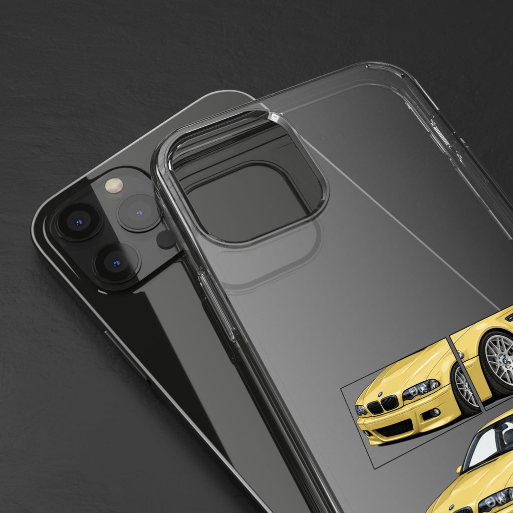 YELLOW BMW E46 PHONE CASES