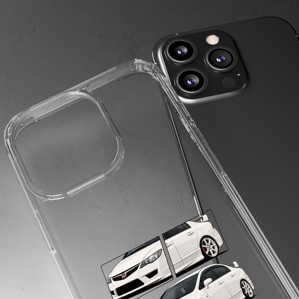 WHITE CIVIC FD PHONE CASES