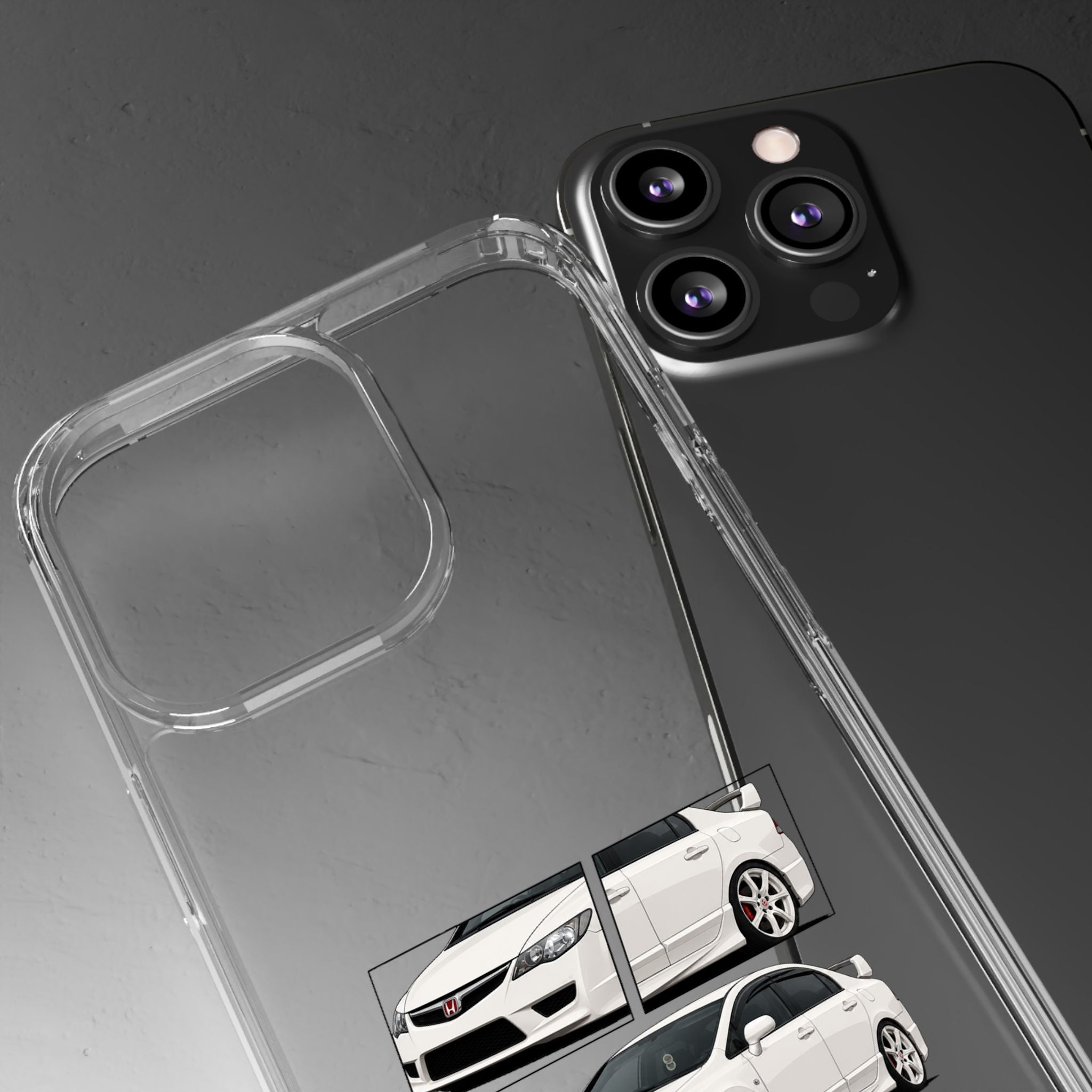 WHITE CIVIC FD PHONE CASES
