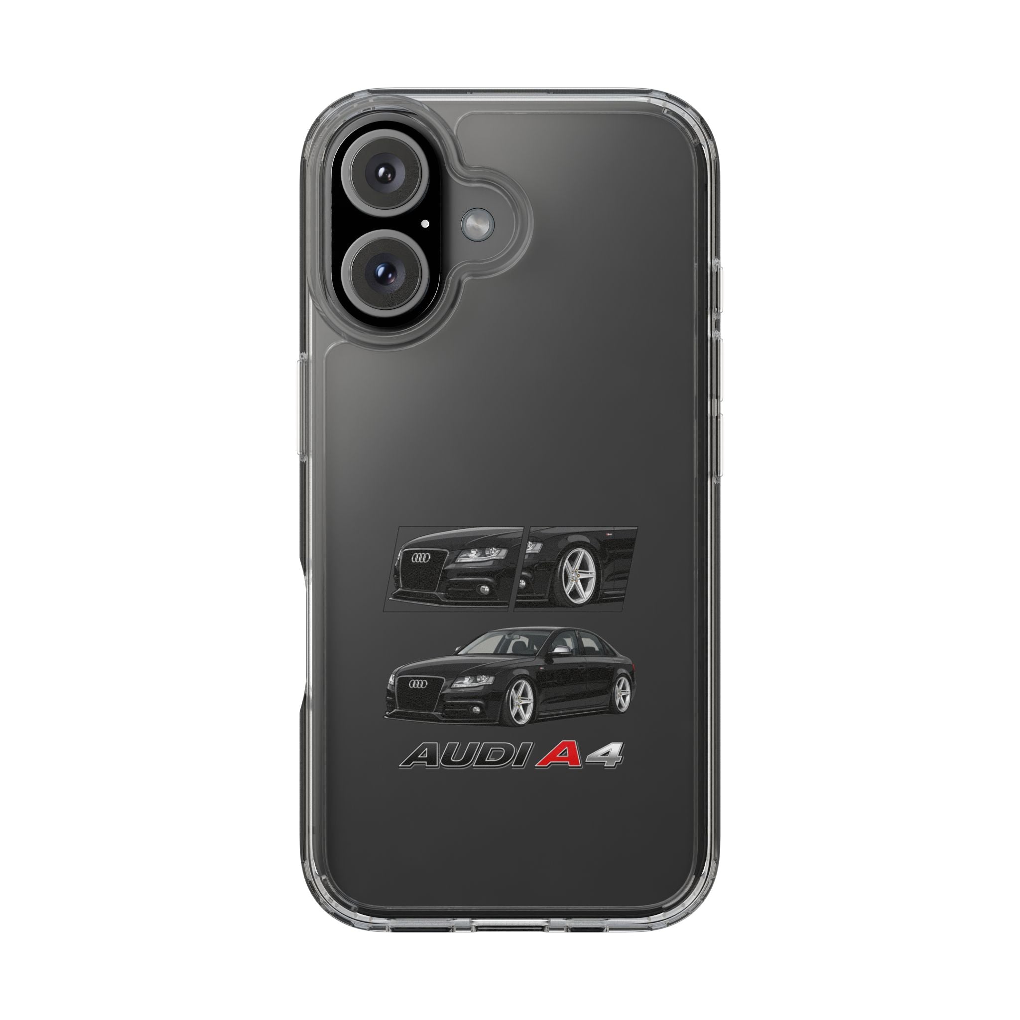 BLACK B8 AUDI A4 PHONE CASES