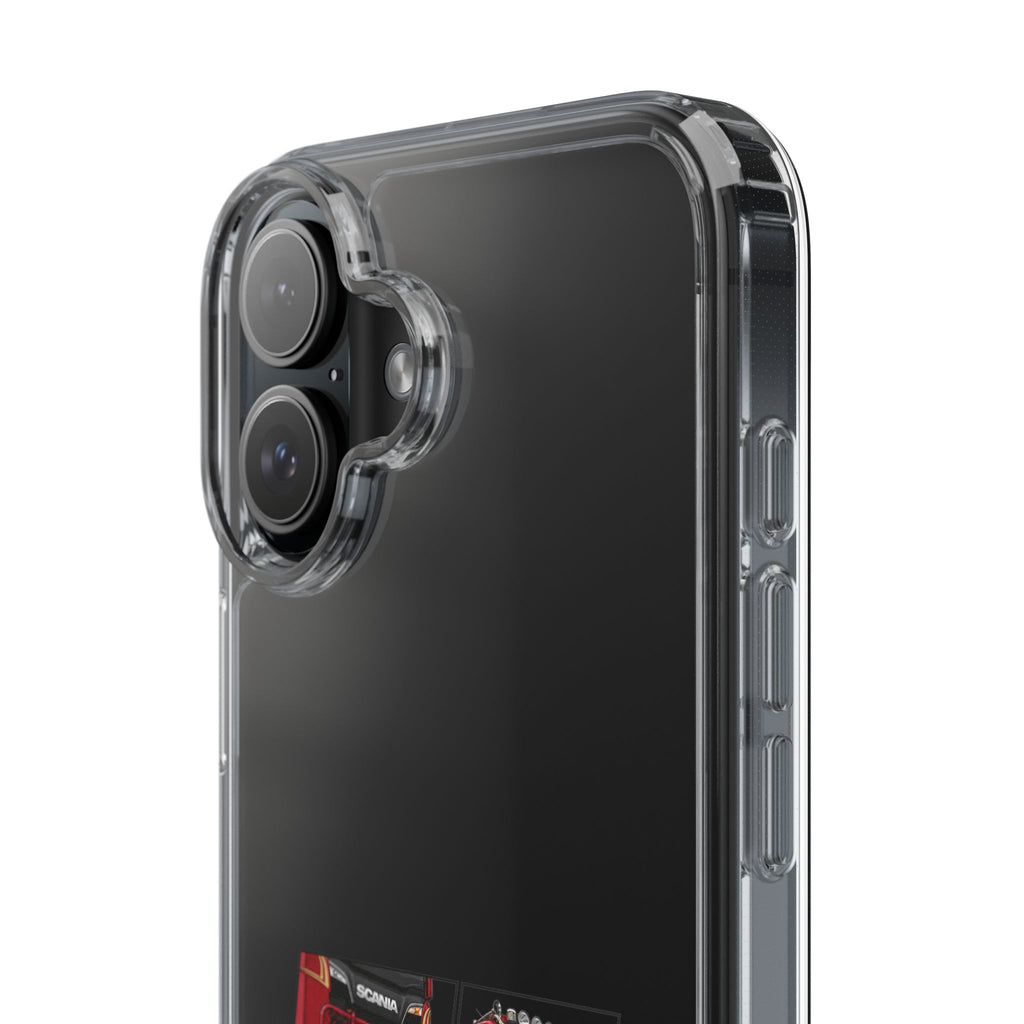 2 RED SCANIA S-SERIES PHONE CASES