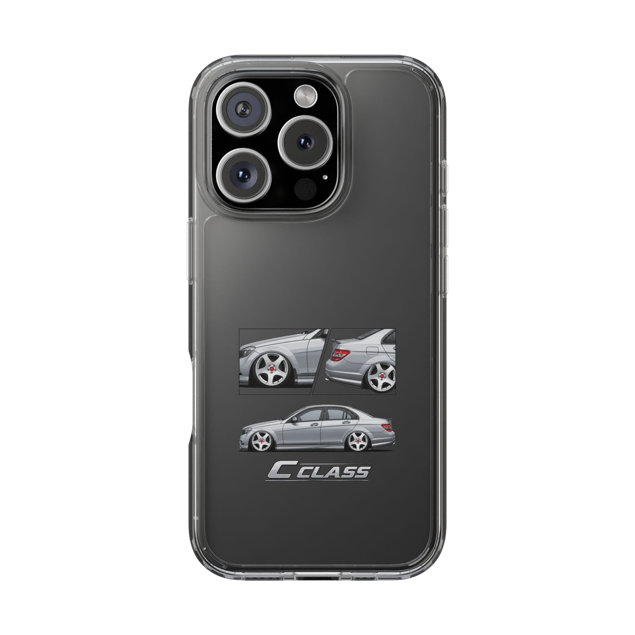 SILVER MERC C-CLASS PHONE CASES