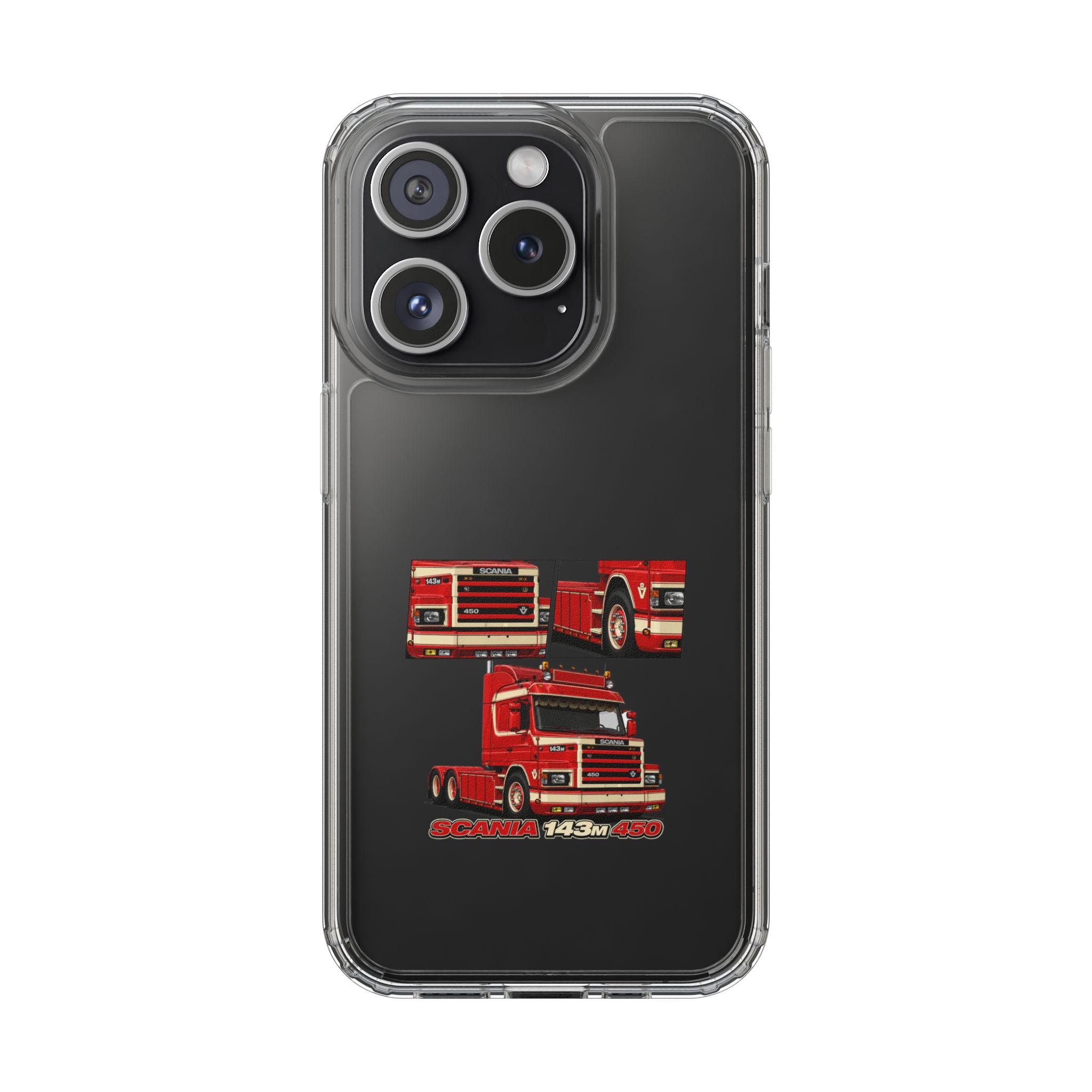 RED SCANIA 450 143M PHONE CASES