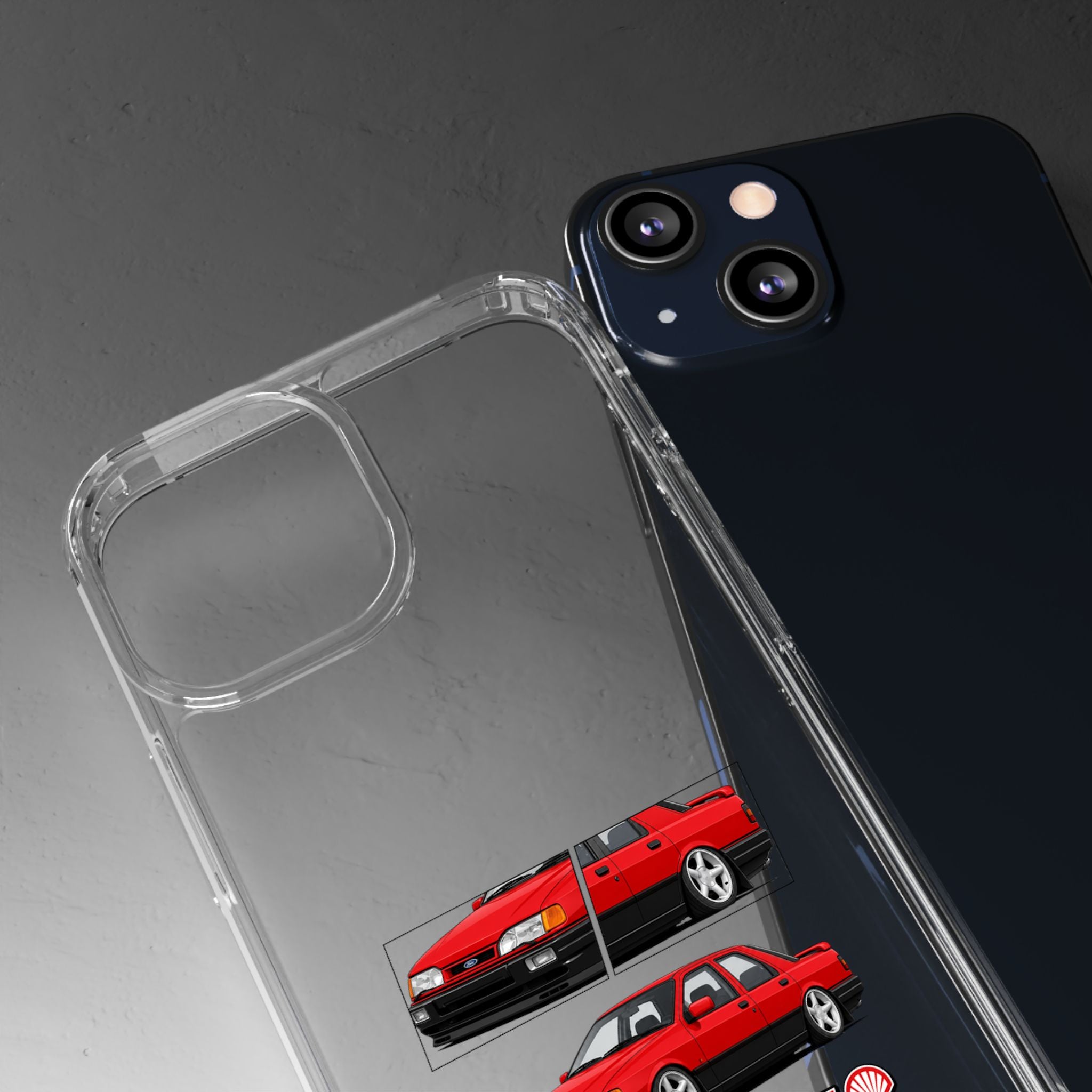 RED OVER BLACK SIERRA SAPPHIRE PHONE CASES