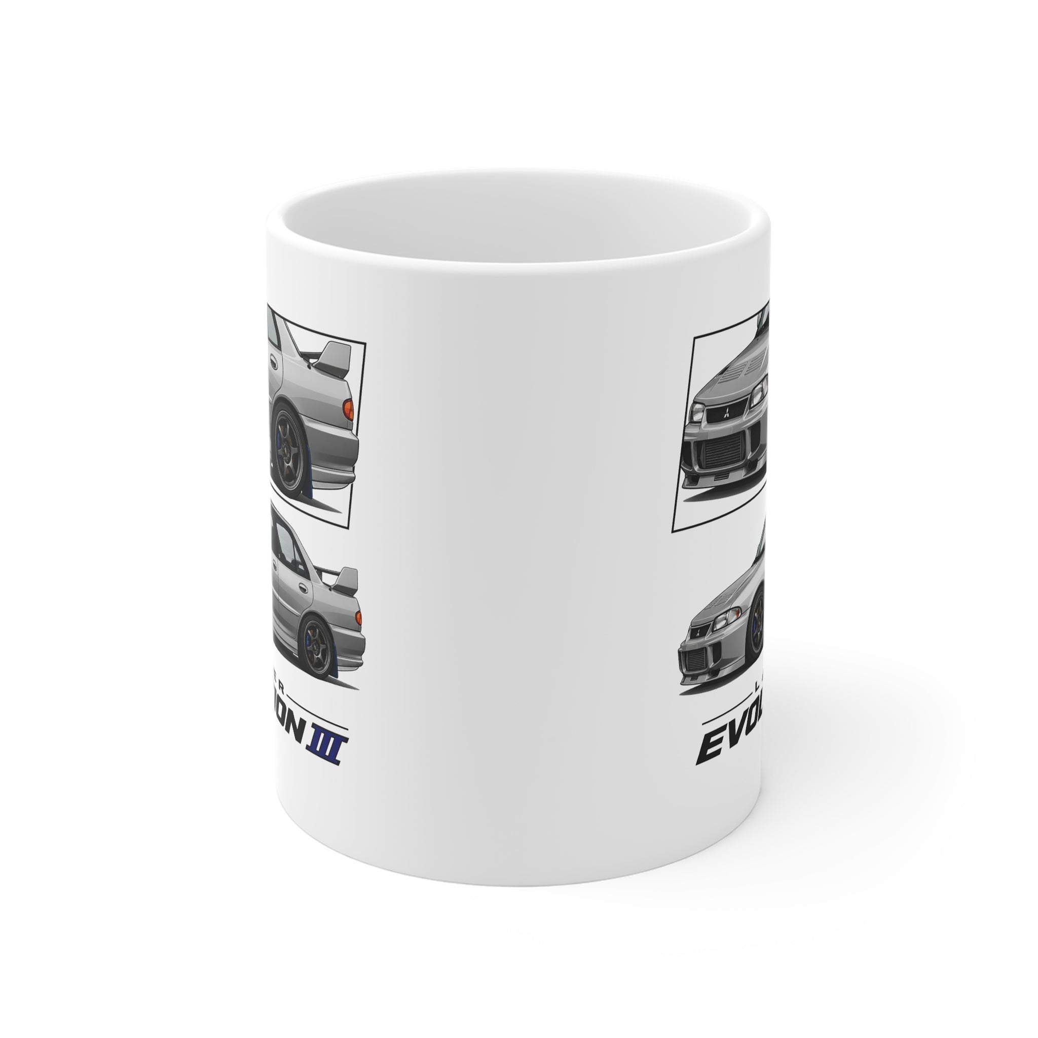SILVER MITSUBISHI LANCER EVO 3 MUG