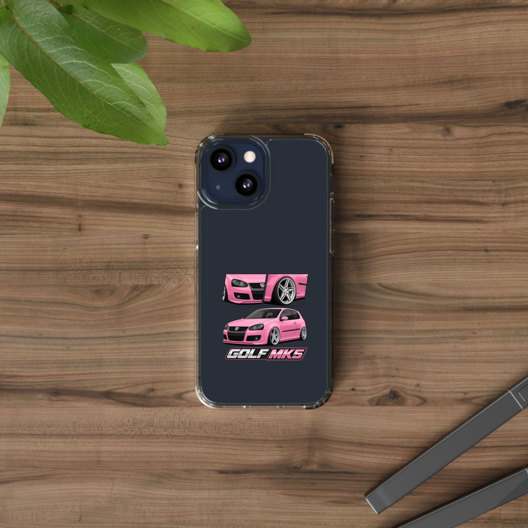 PINK MK5 GOLF PHONE CASE