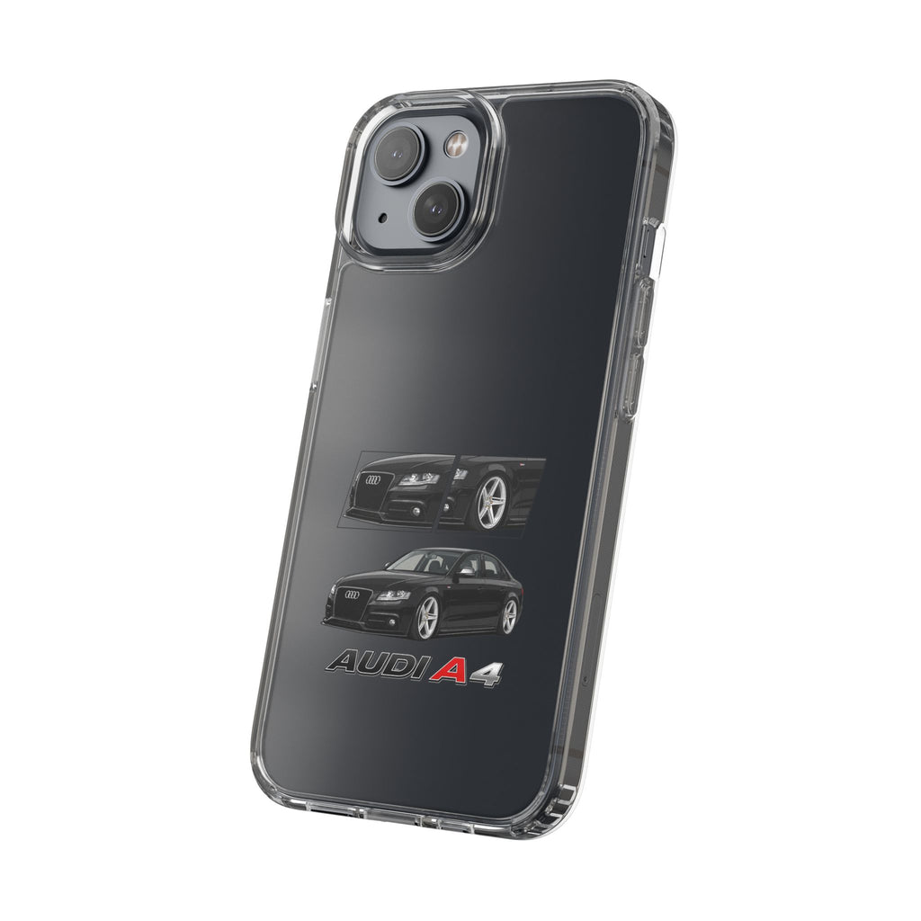 BLACK B8 AUDI A4 PHONE CASES
