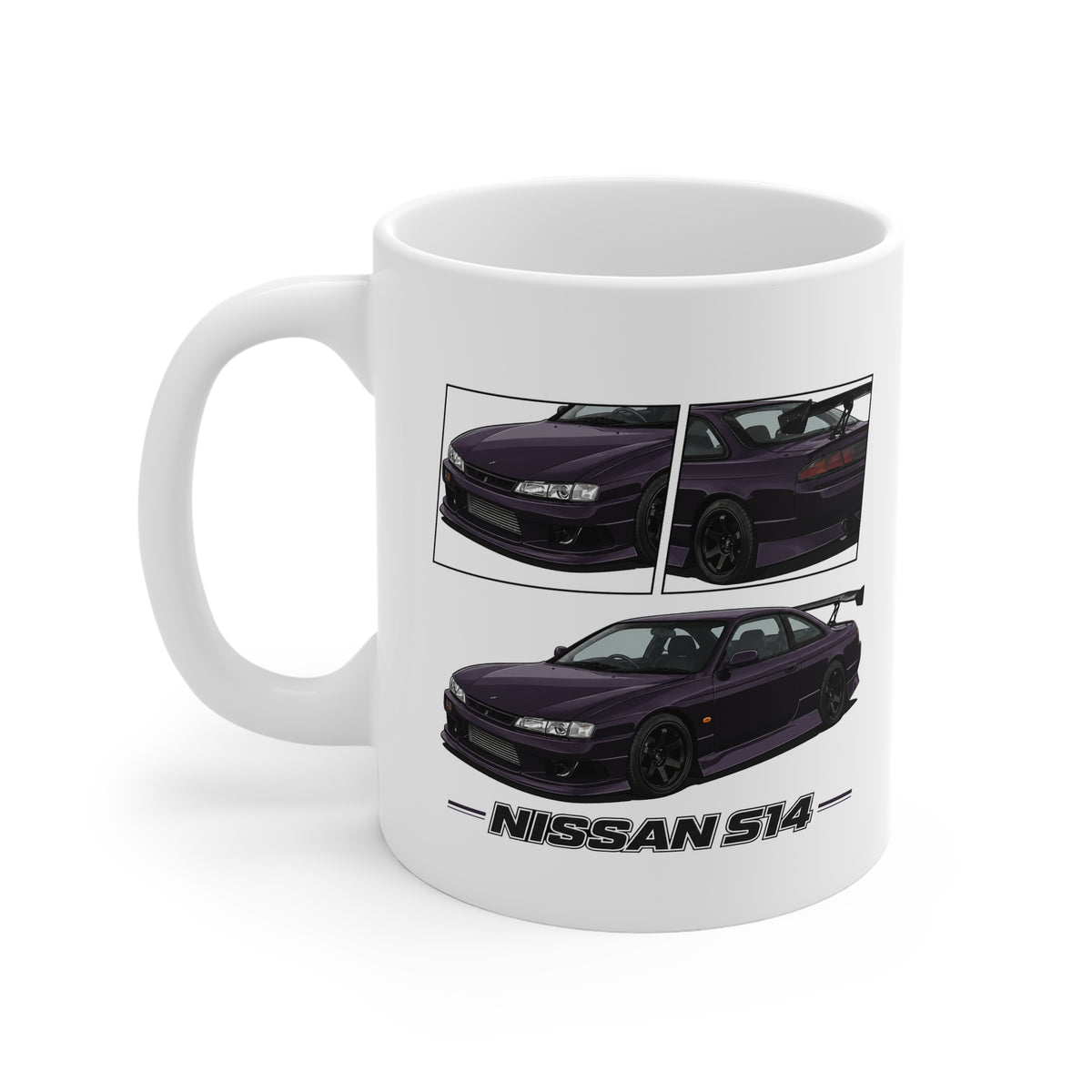 PURPLE NISSAN S14 MUG