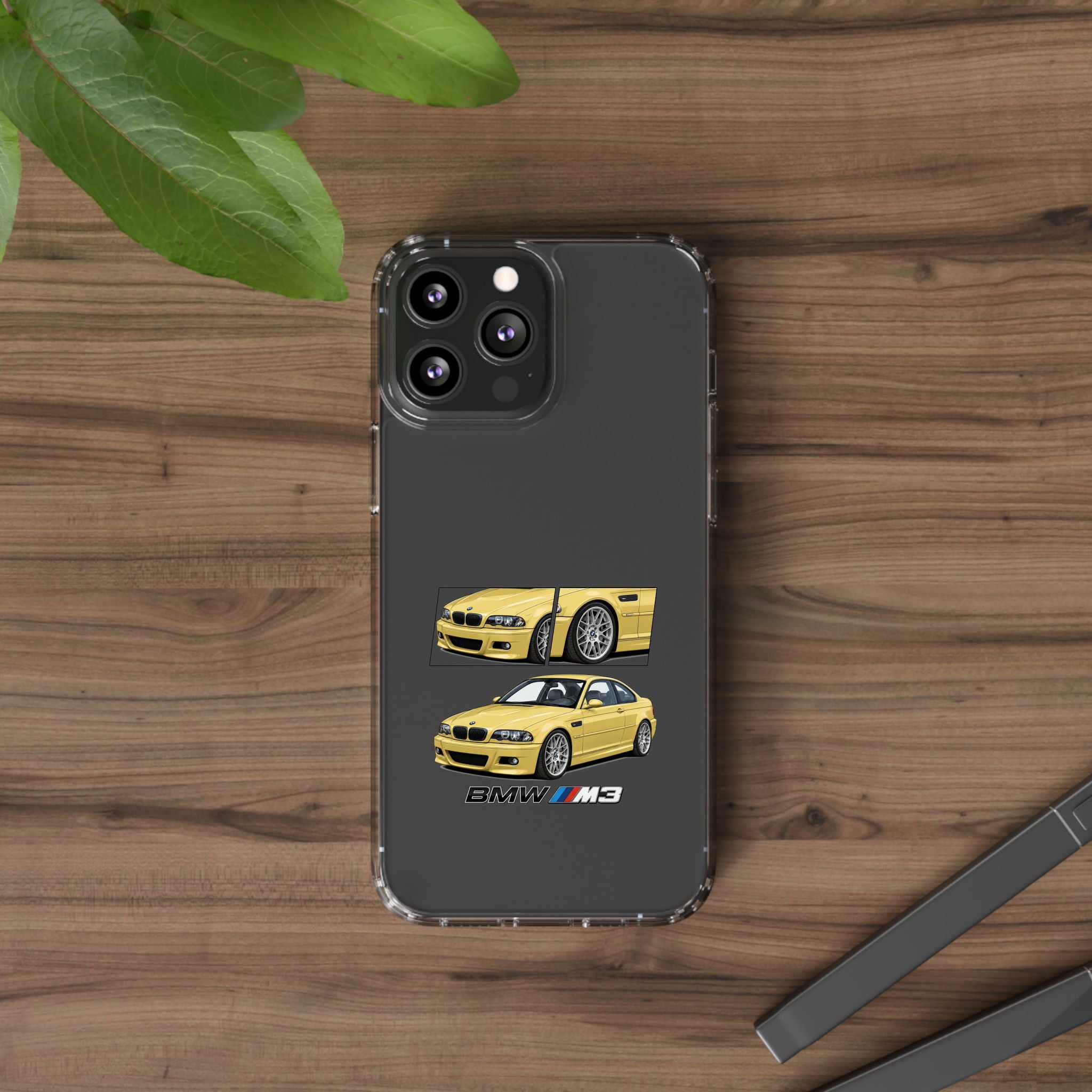 YELLOW BMW E46 PHONE CASES