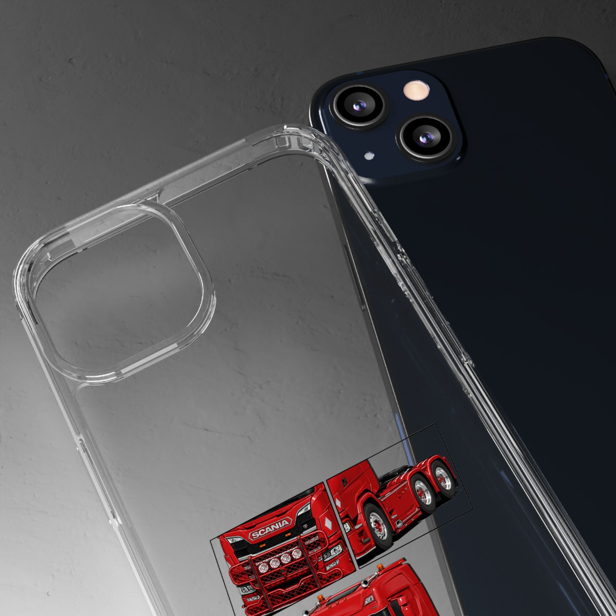 RED SCANIA S-SERIES PHONE CASES