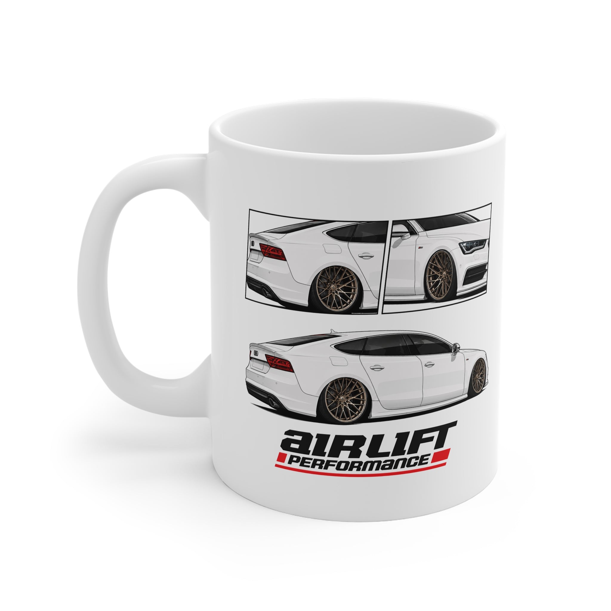 WHITE AUDI A7 MUG