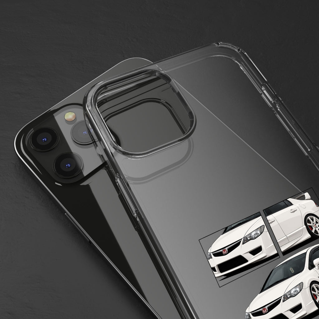WHITE CIVIC FD PHONE CASES