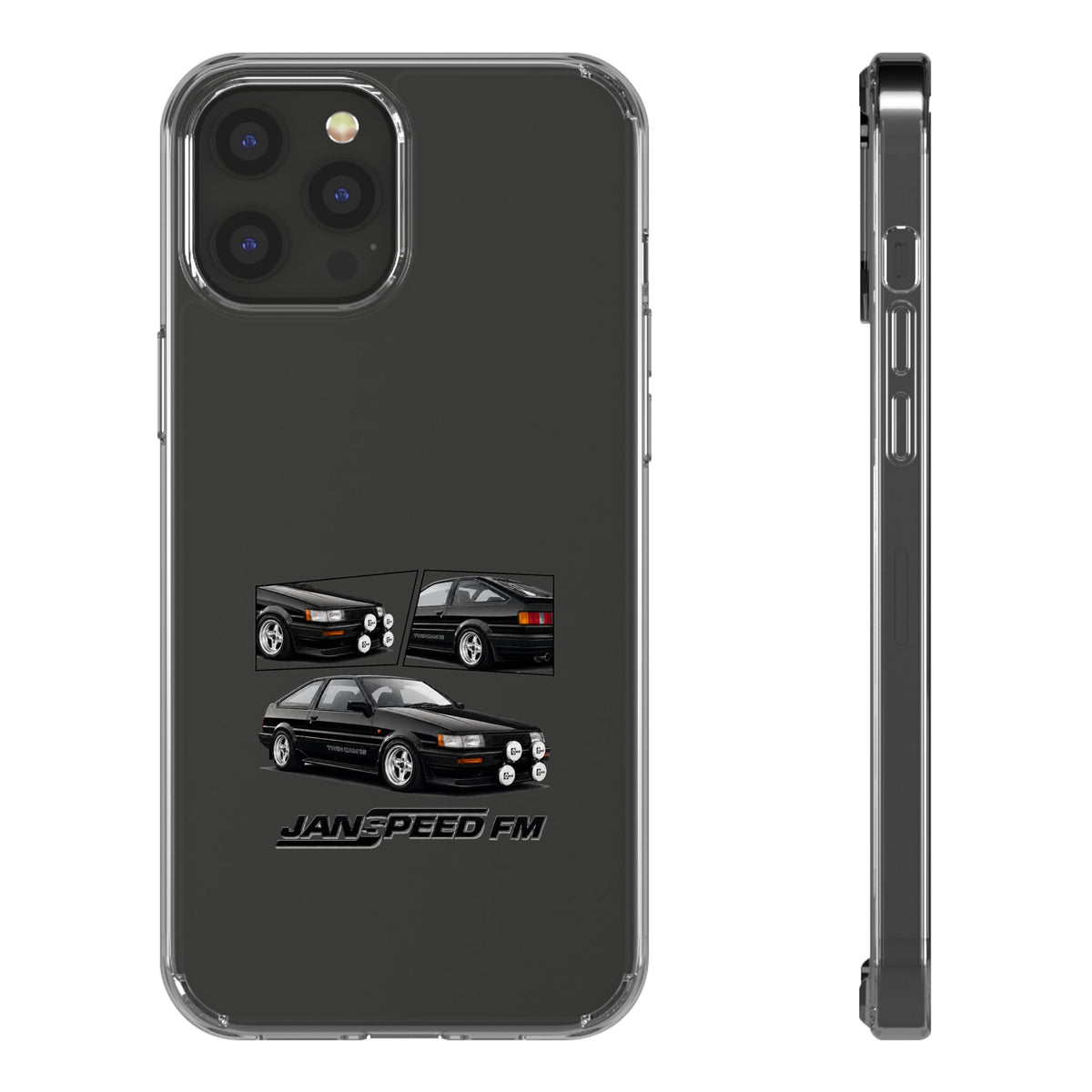 BLACK AE86 TWINCAM PHONE CASES
