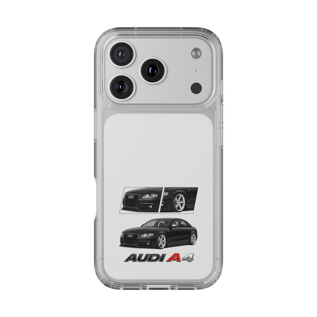 BLACK B8 AUDI A4 PHONE CASES