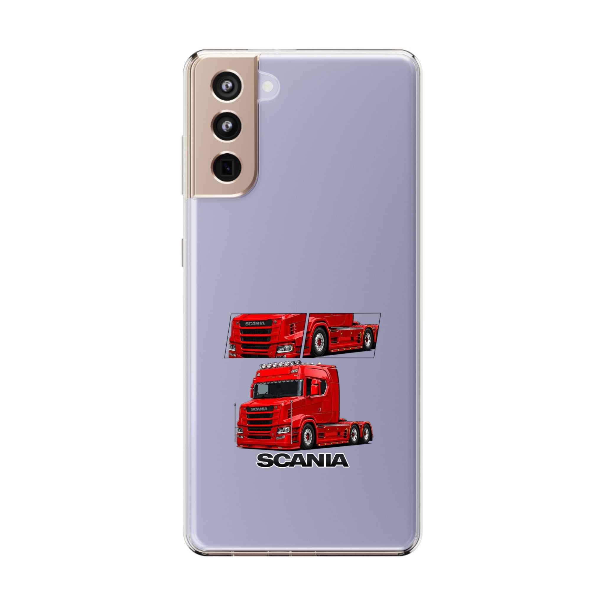 RED SCANIA T-CAB PHONE CASES