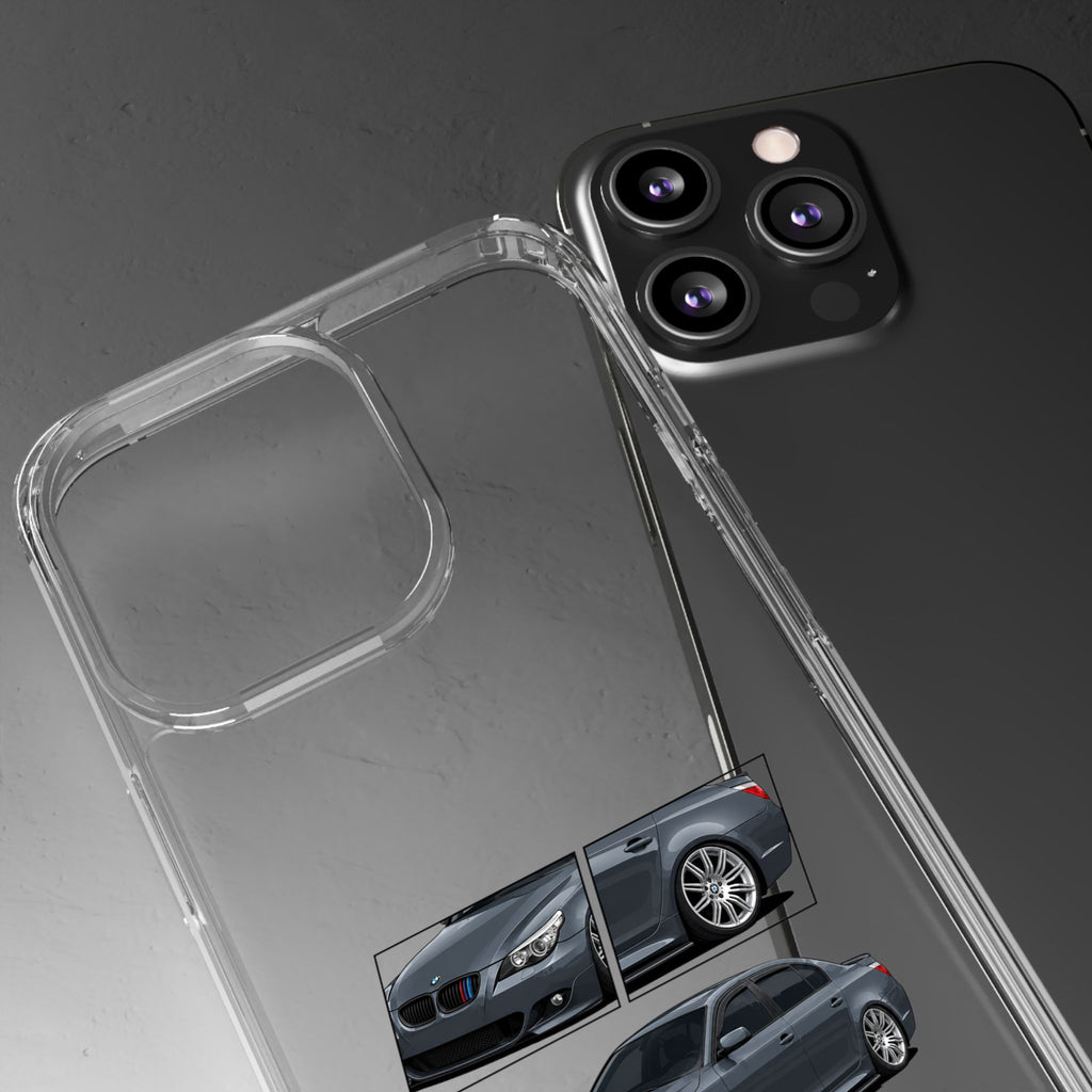 GREY BMW E60 PHONE CASES