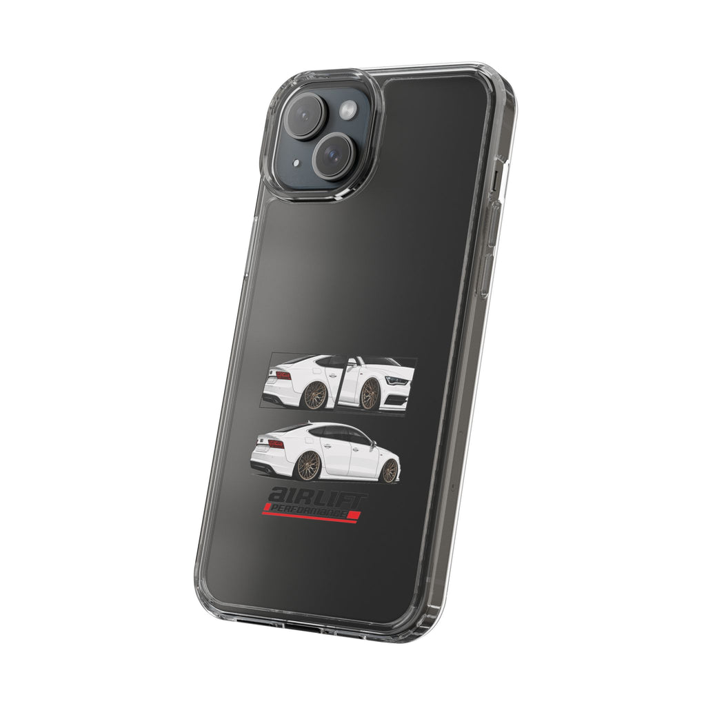 WHITE AUDI A7 PHONE CASES