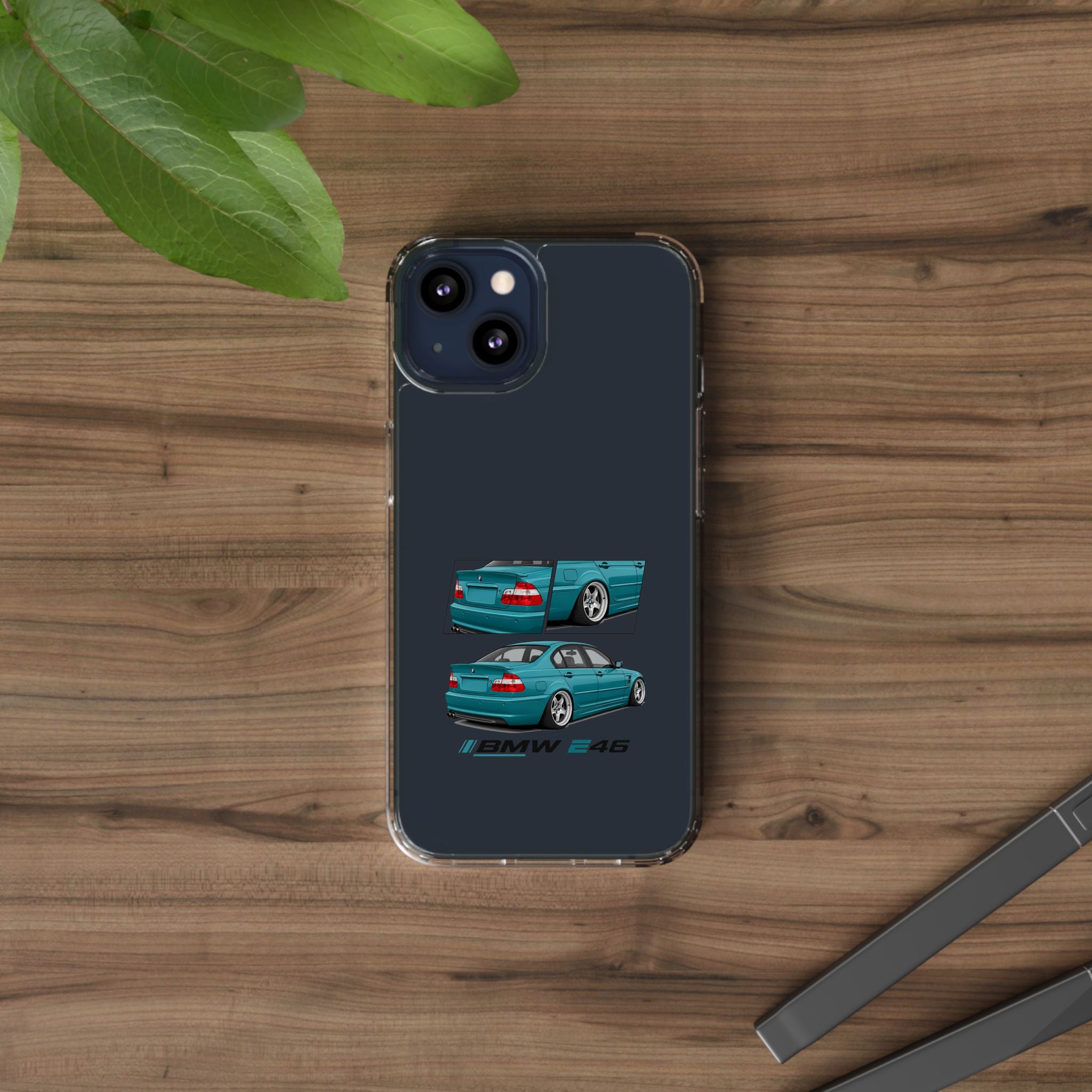 TURQUOISE BMW E46 PHONE CASES